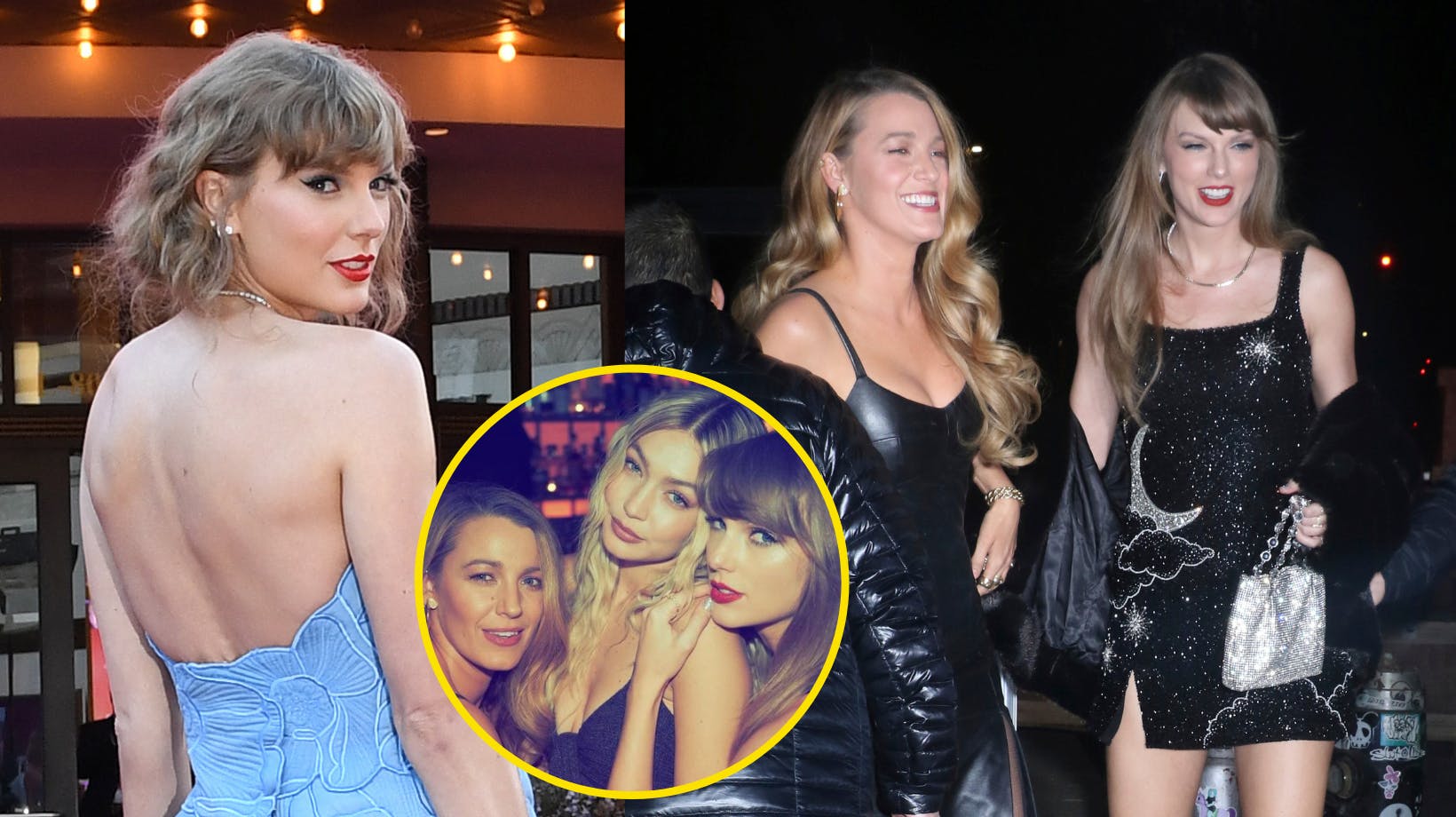 "Meet me at midnight" - Taylor Swift fejrede et brag af et år, da hun lod sig hylde i New York med alle vennerne onsdag aften. 