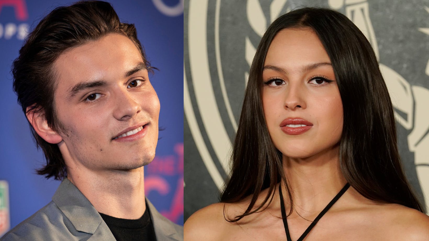 Nu skulle den altså være god nok. Meget forelskede ser de i hvert fald ud, de to stjerner Olivia Rodrigo og Louis Partridge 