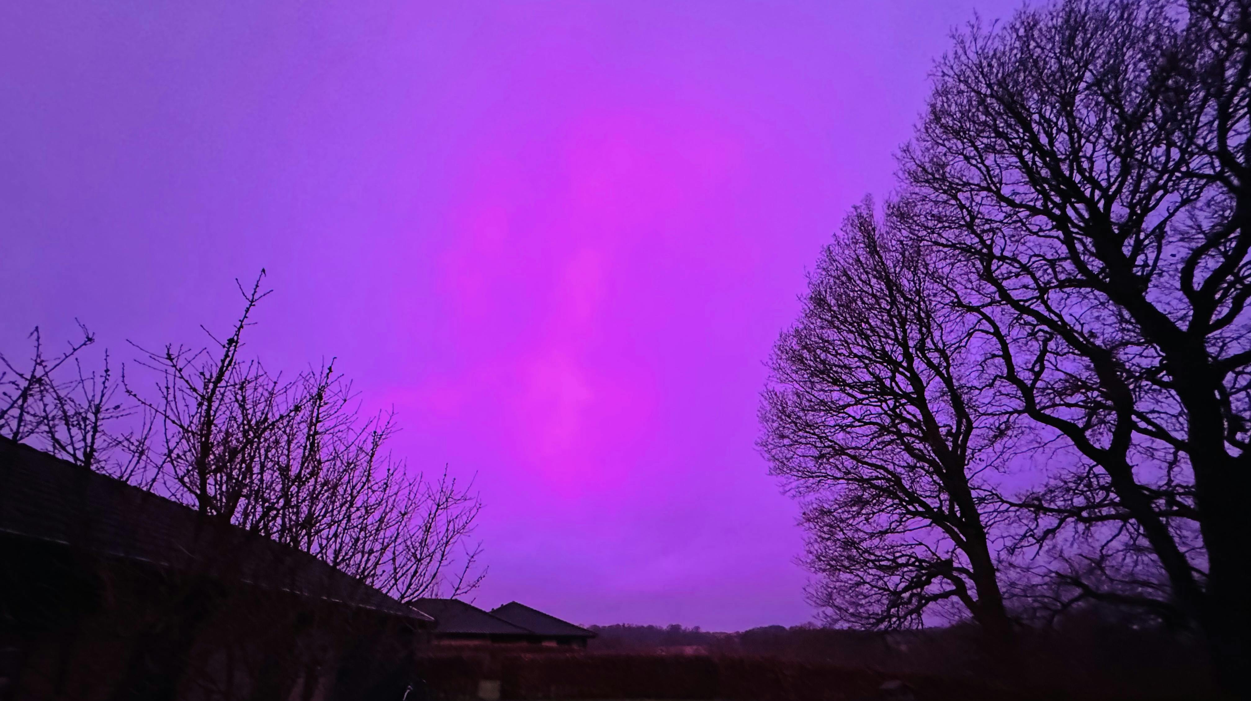 Smuk himmel over Danmark