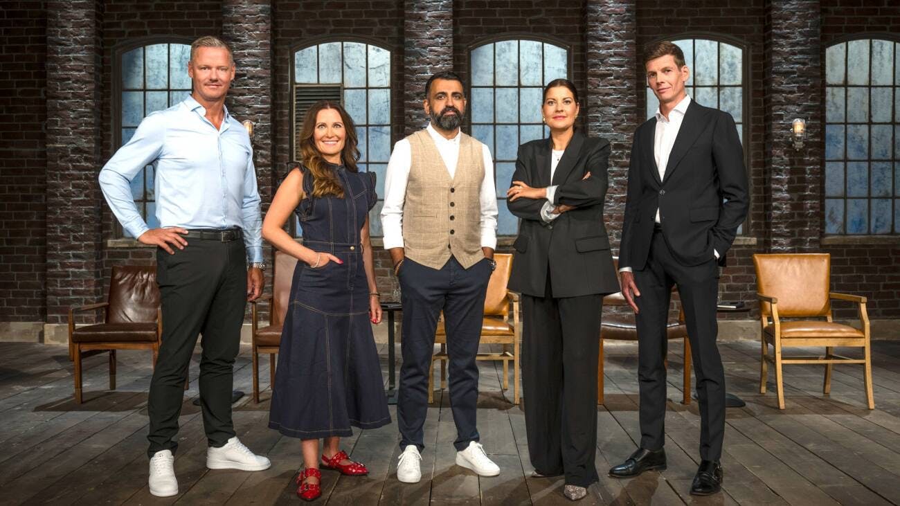 'Løvens Hule' fra venstre Morten Larsen, Louise Herping Ellegaard, Tahir Siddique , Anne Stampe og Nikolaj Nyholm.