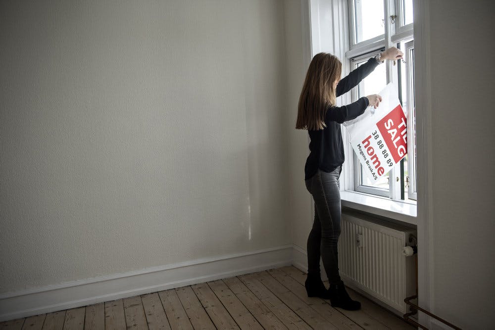 Der var pæn fremgang på boligmarkedet i tredje kvartal, både hvad angår antallet af handler og den gennemsnitlige kvadratmeterpris. (Arkivfoto).&nbsp;&nbsp;