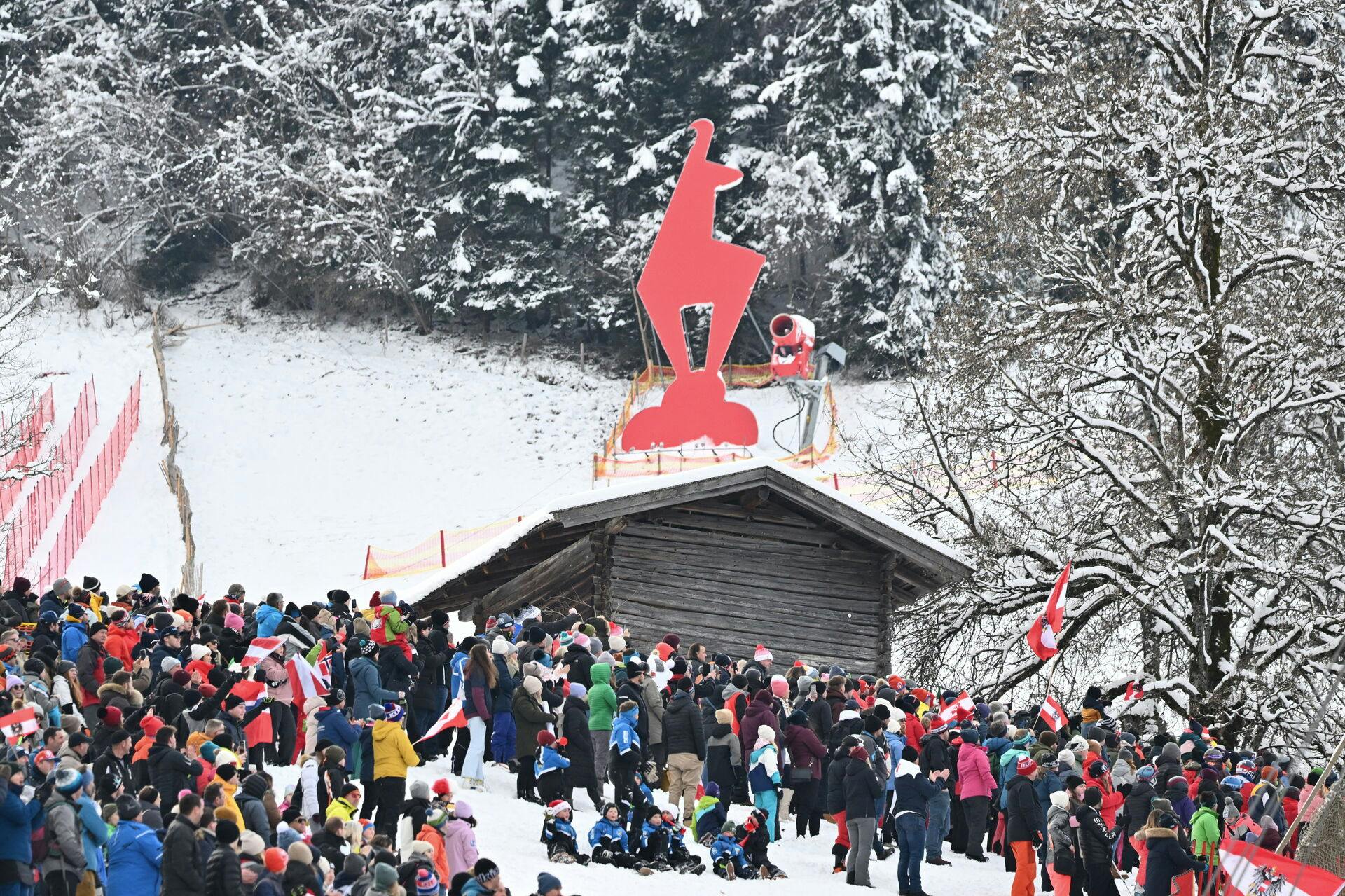 Stærk alkohol bandlyses til World Cup-løbene i østrigske Kitzbühel i januar.Joe Klamar / AFP