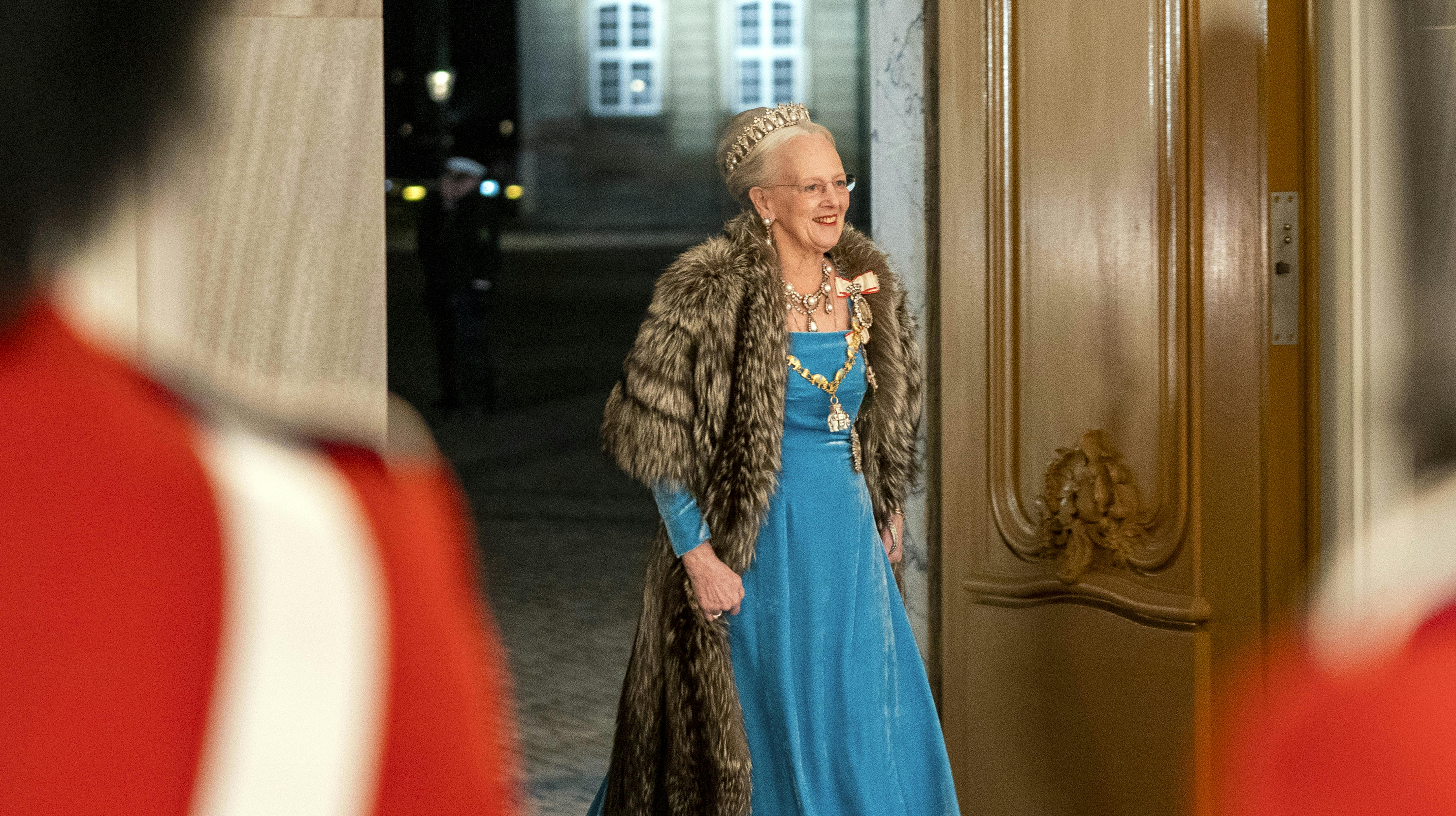 H.M. Dronningens familie med til nytårstaffel