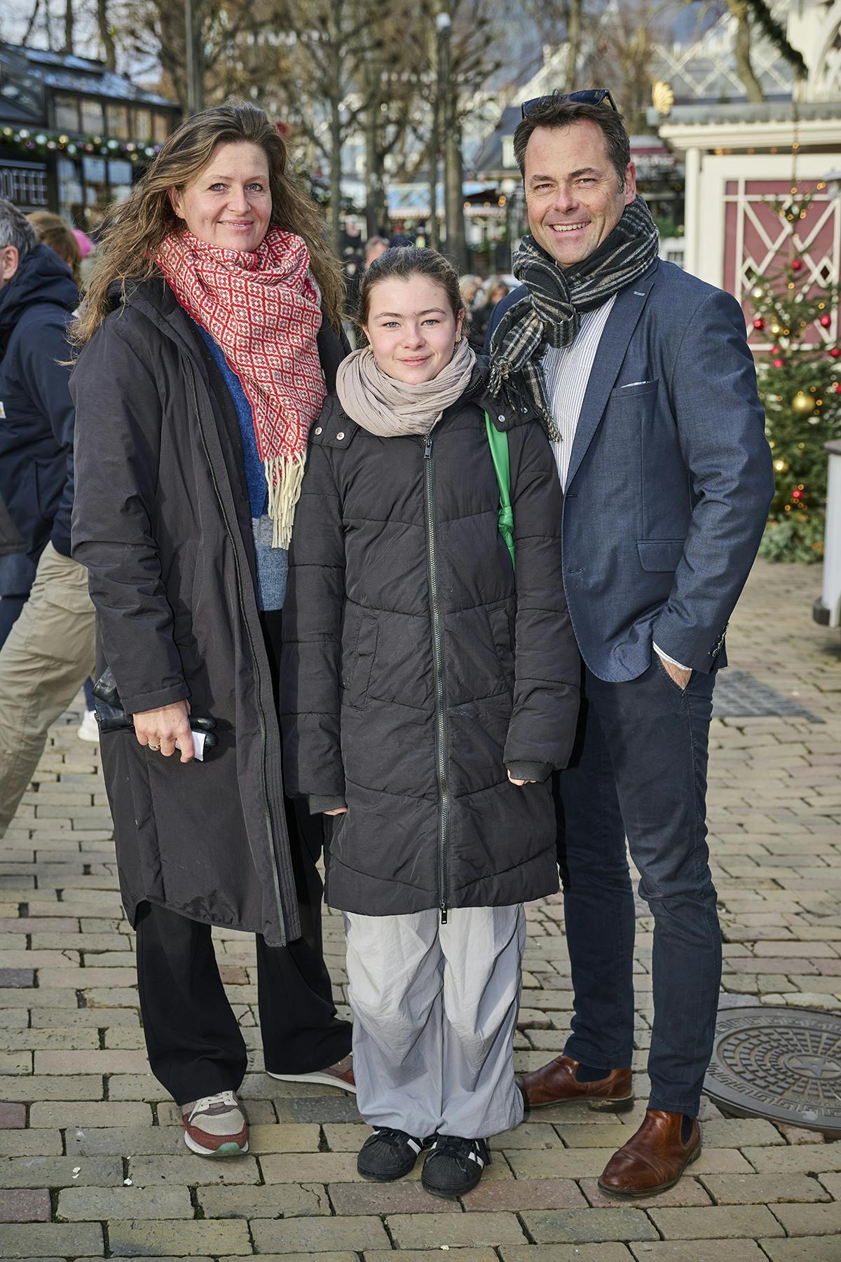 Kristian Ring-Hansen Holt med hustru Julie og datteren Hannah, 12. Han har også den voksne søn Viktor.