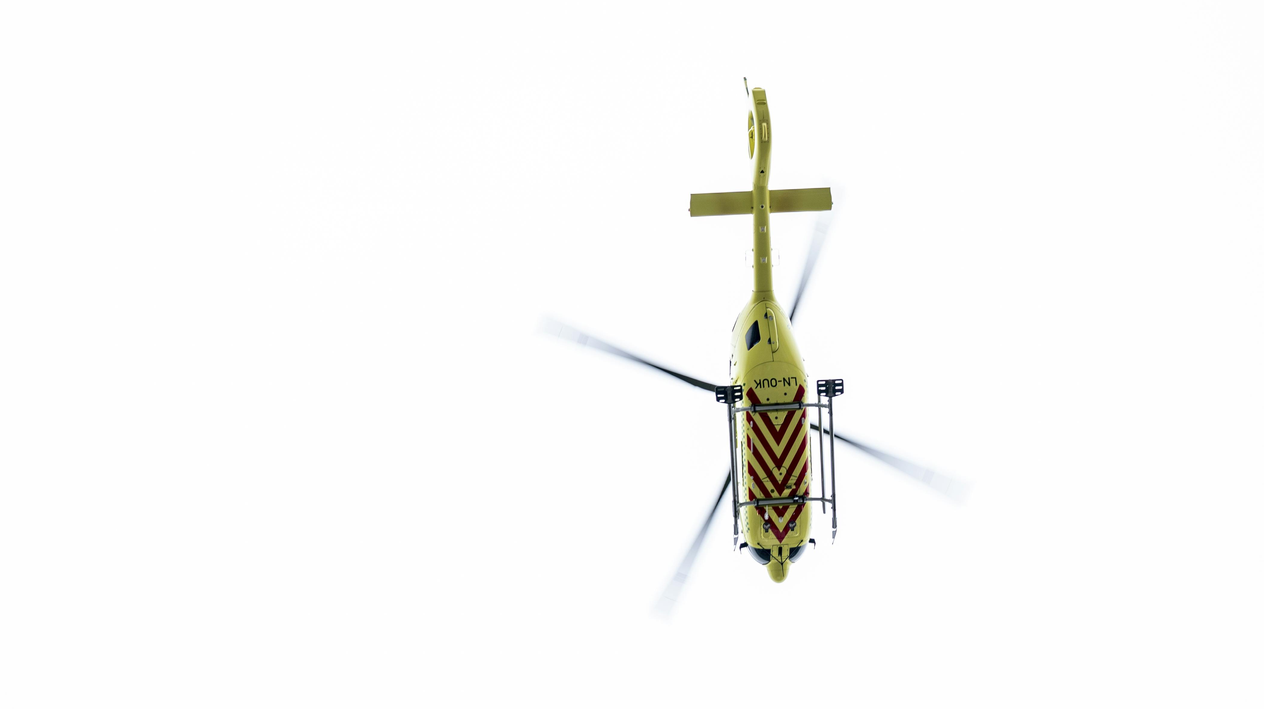 En lægehelikopter er landet ved en ulykke på Vestmotorvejen, og den er derfor spærret i retning mod København.