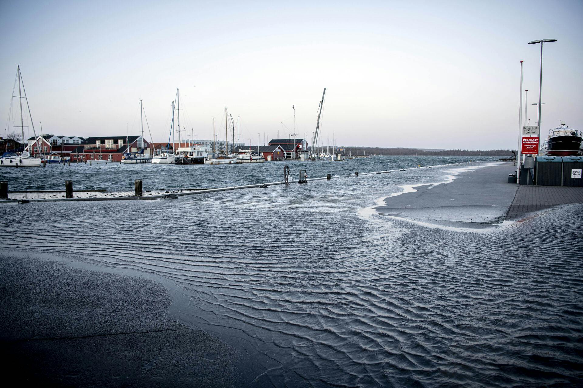Oversømmelser på Juelsminde Havn