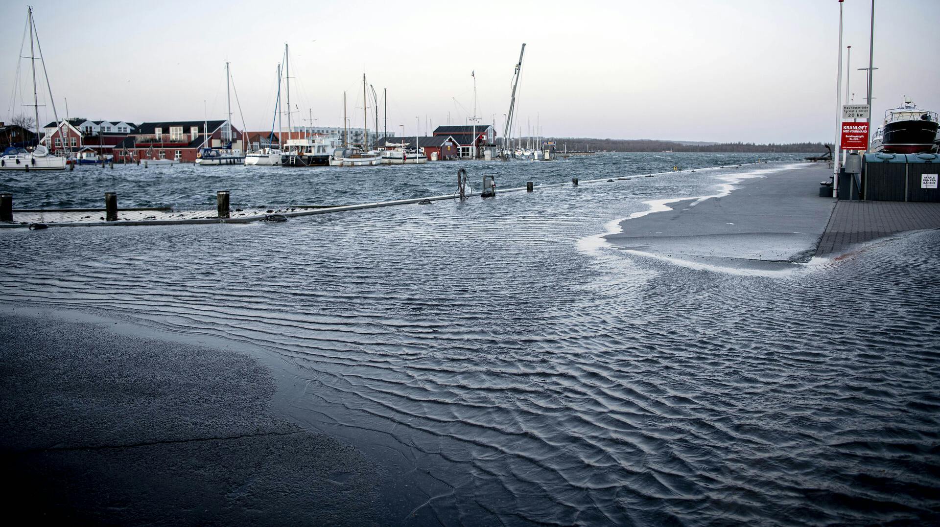 Oversømmelser på Juelsminde Havn