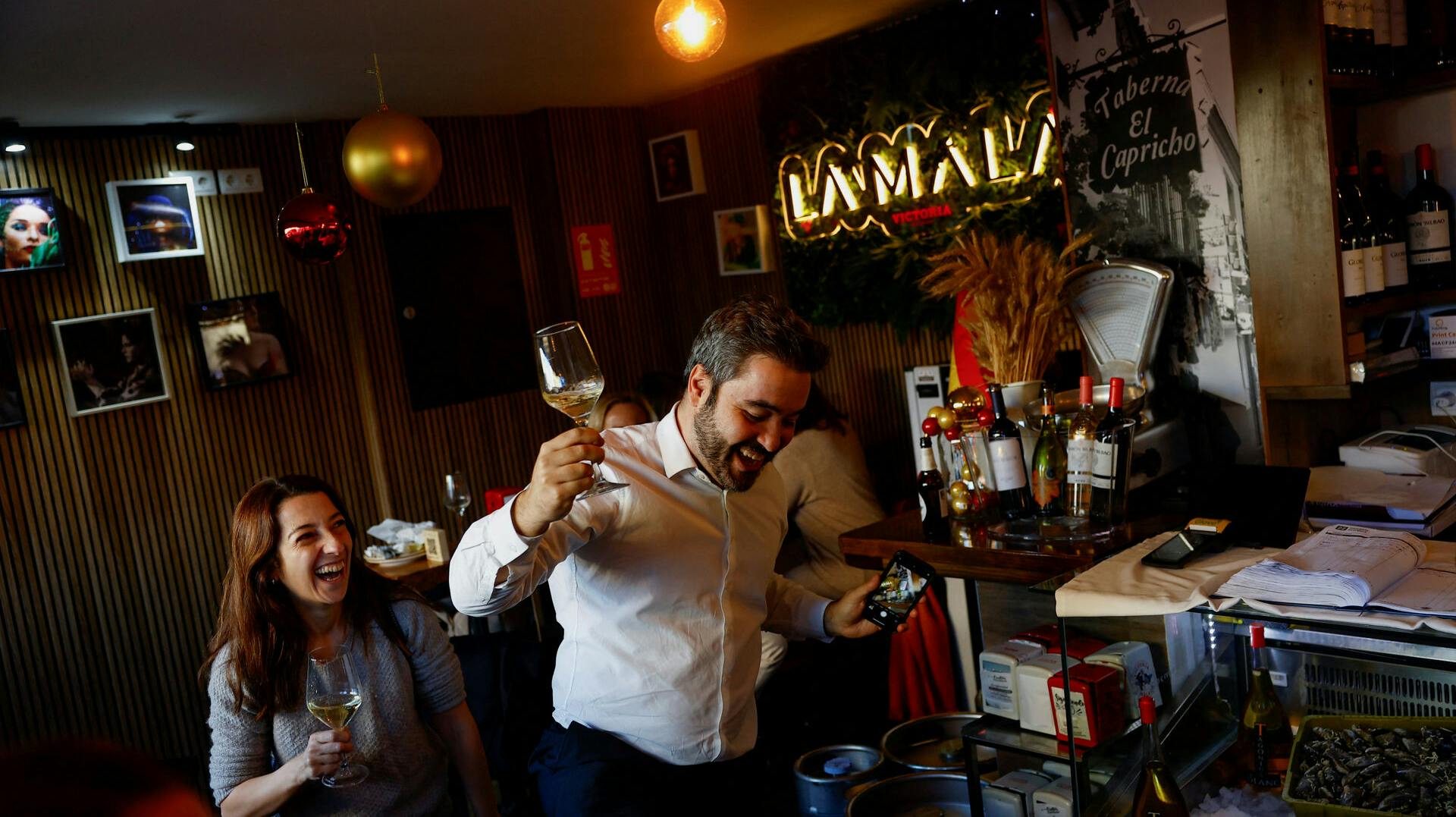 Ismael Isabel er en af dem, som i dag kan fejre at have vundet i det spanske lotteri.