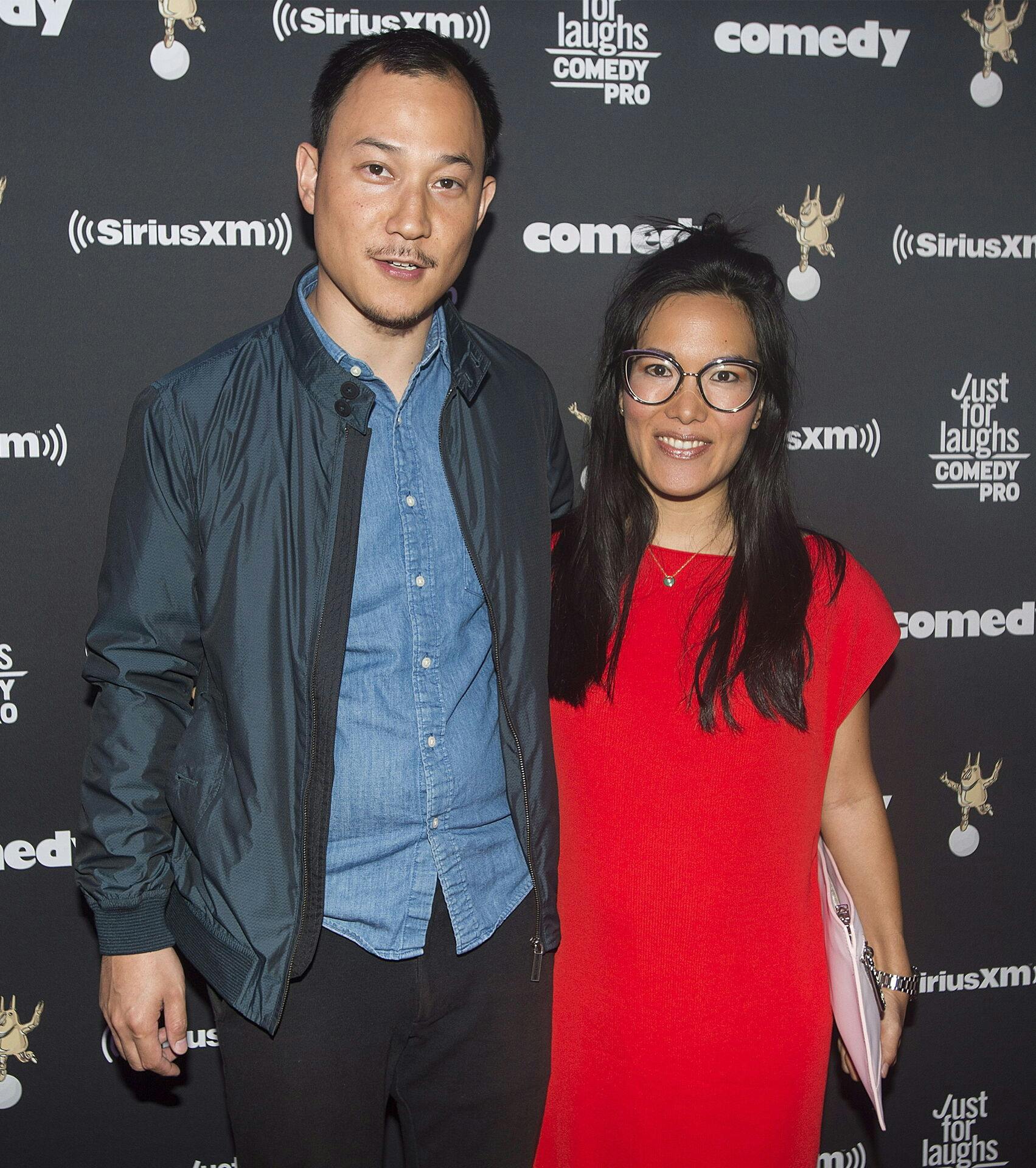 Ali Wong (th.) med eksmanden Justin Hakuta.