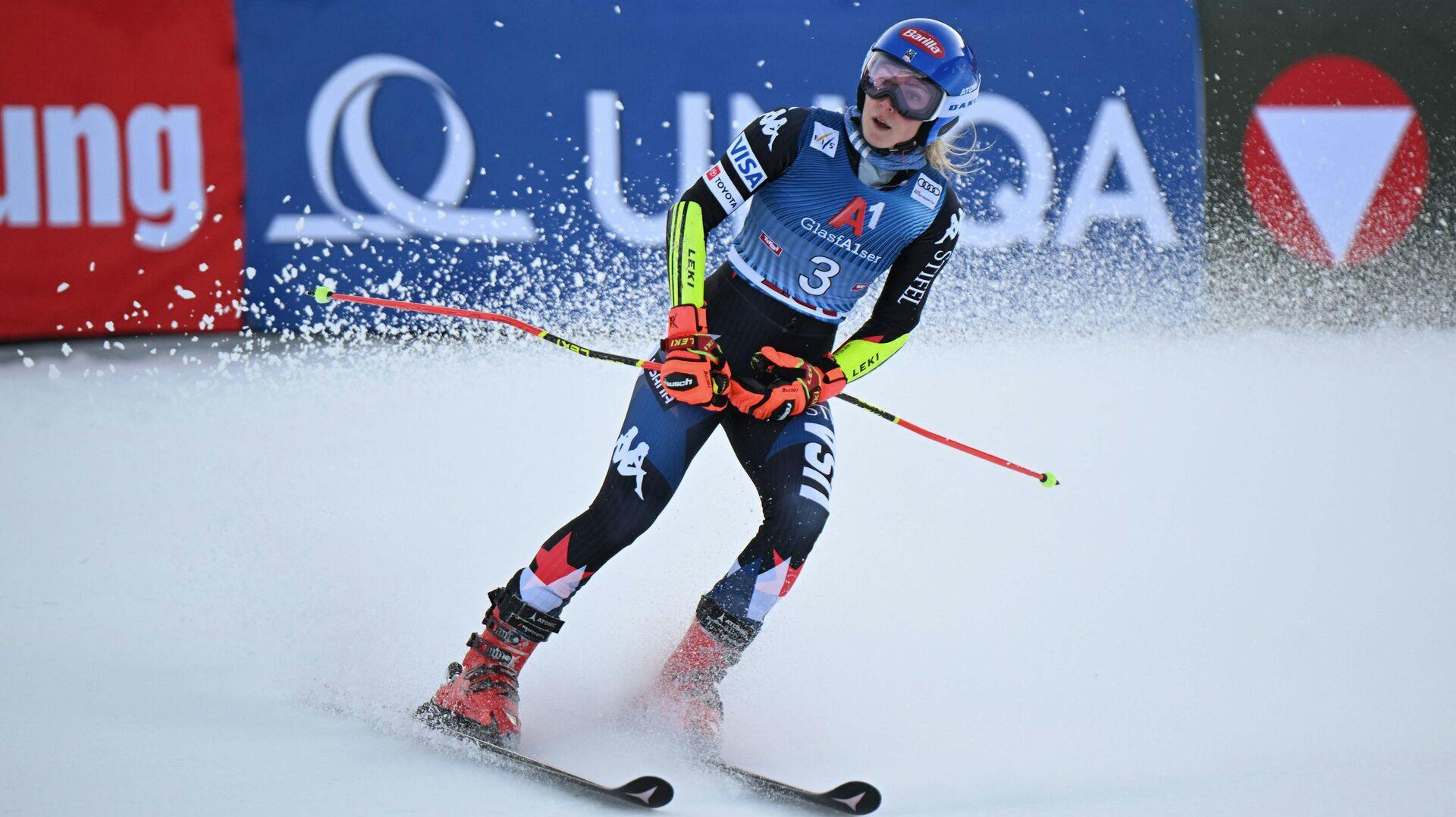 Den amerikanske skiløber Mikaela Shiffrin fortsætter sin vilde række af World Cup-sejre.