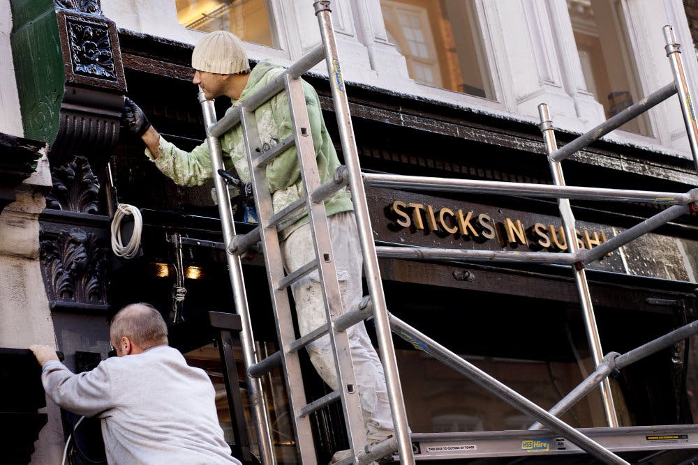 Sticks 'n' Sushi har i ti år drevet restaurant ved Covent Garden i London. (Arkivfoto).