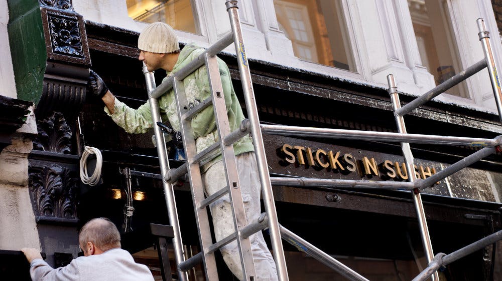Sticks 'n' Sushi har i ti år drevet restaurant ved Covent Garden i London. (Arkivfoto).