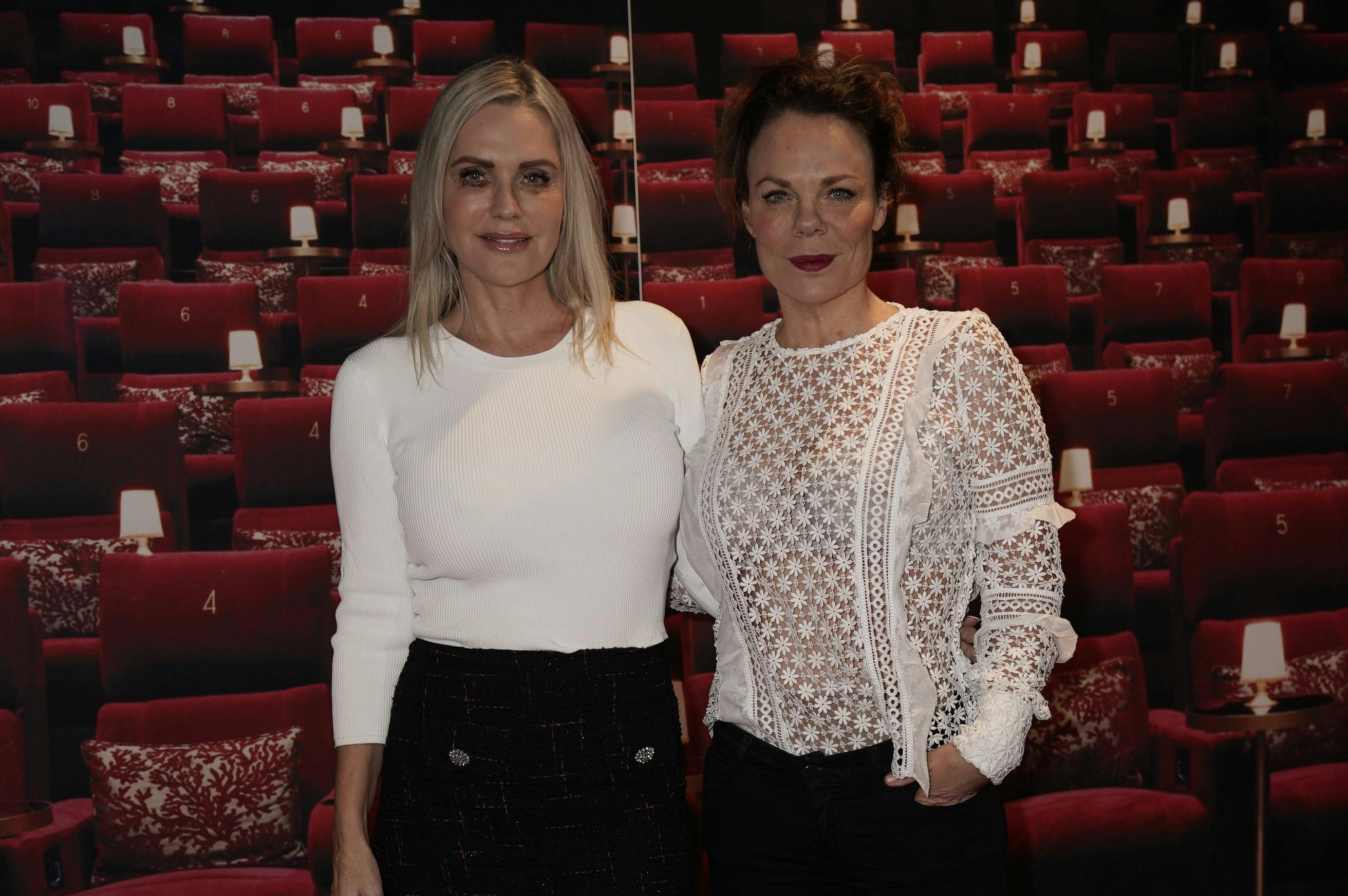 Janni Ree og Ditte Okman var blandt de kendisser som fredag aften troppede op i MovieHouse Hellerup til Danmarkspremieren på "Farven Lilla".