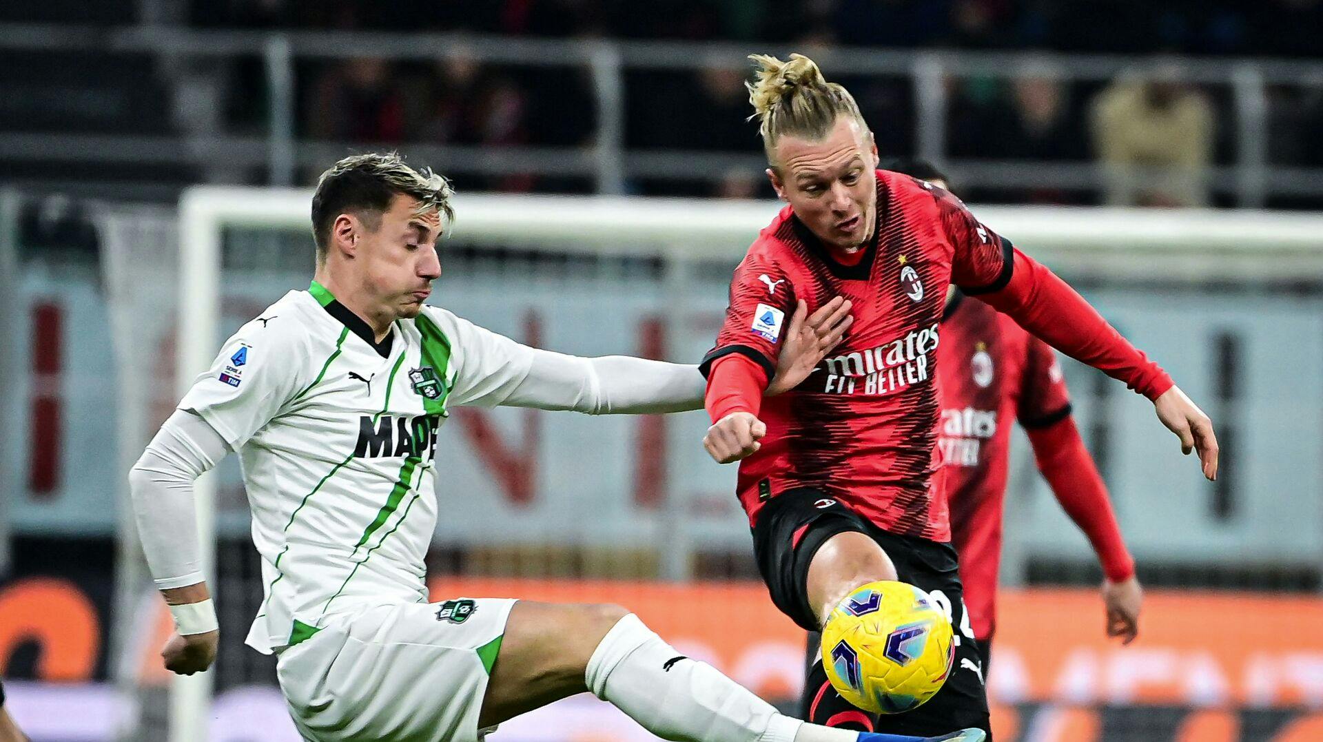 Simon Kjær fik 80 minutter på banen for Milan, der holdt Sassoulo fra de store chancer.
