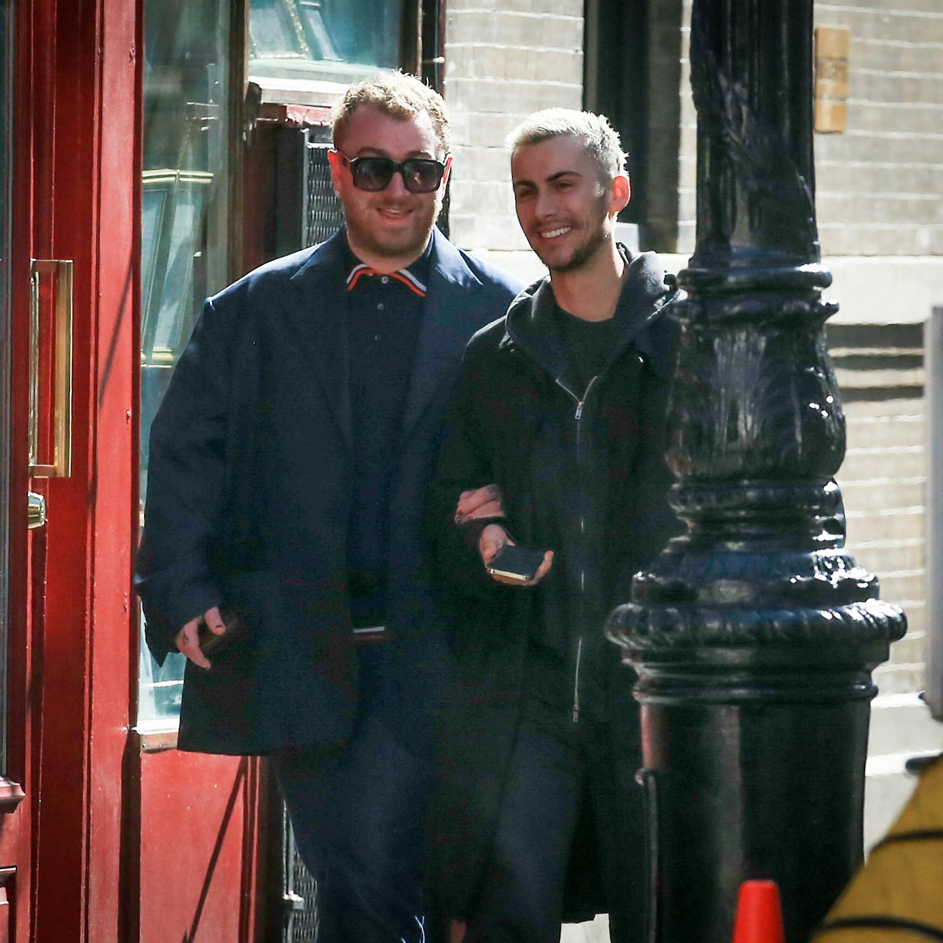 Sam Smith og Christian Cowan mødte hinanden i januar 2023.