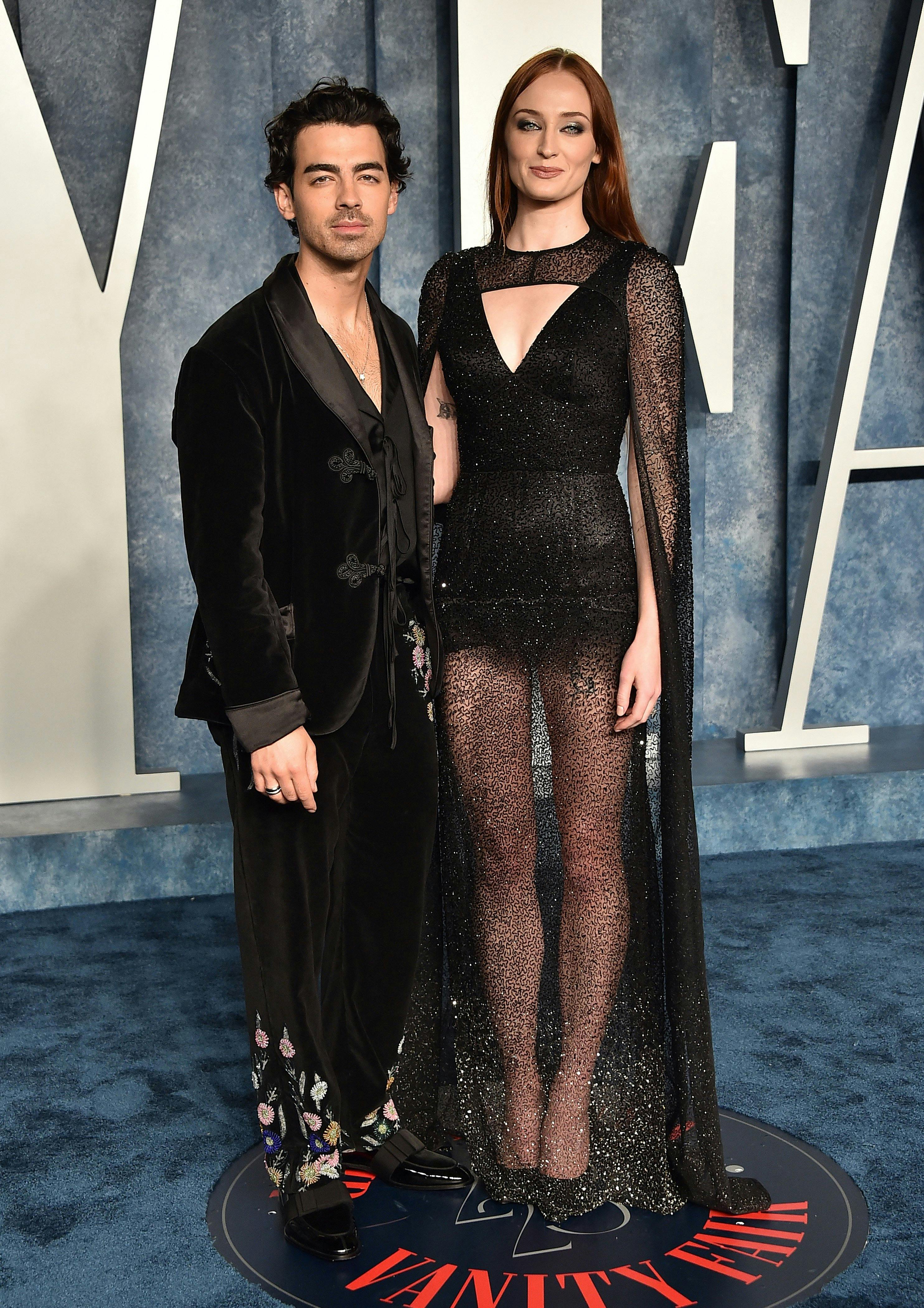 Joe Jonas og Sophie Turner til årets Vanity Fair Oscar-party.