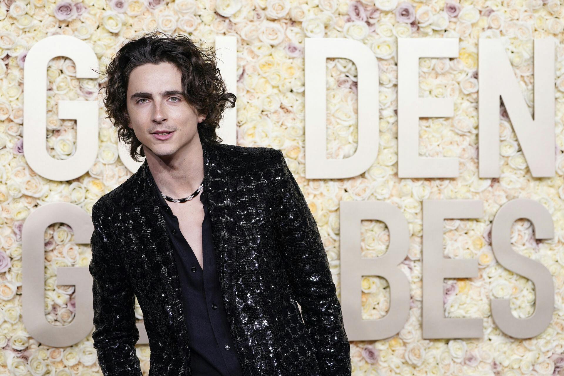 Timothee Chalamet havde taget Kylie Jenner med som aftenens date.