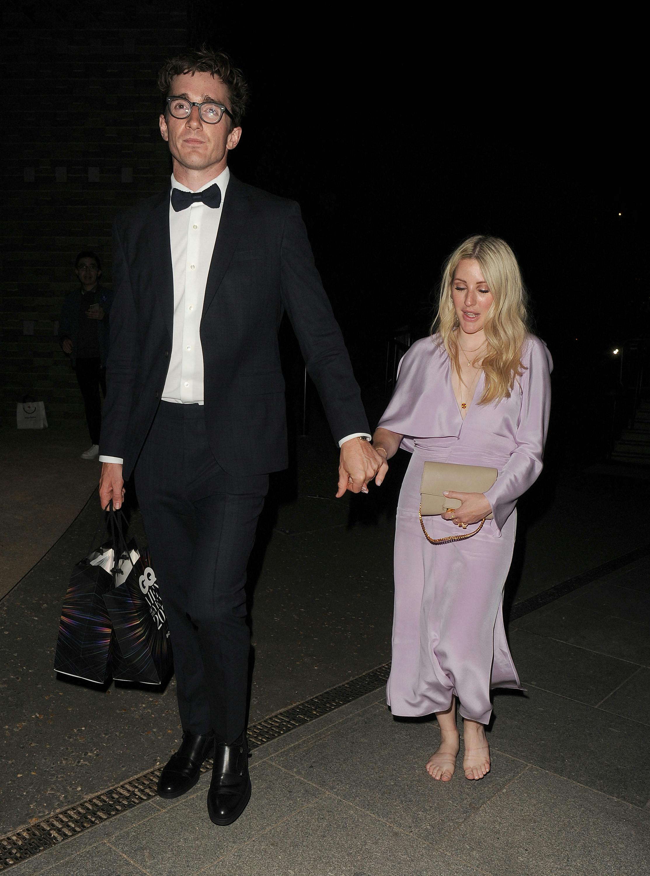 Ellie Goulding og Caspar Jopling har dannet par siden 2017. Her fotograferet sammen i 2021.