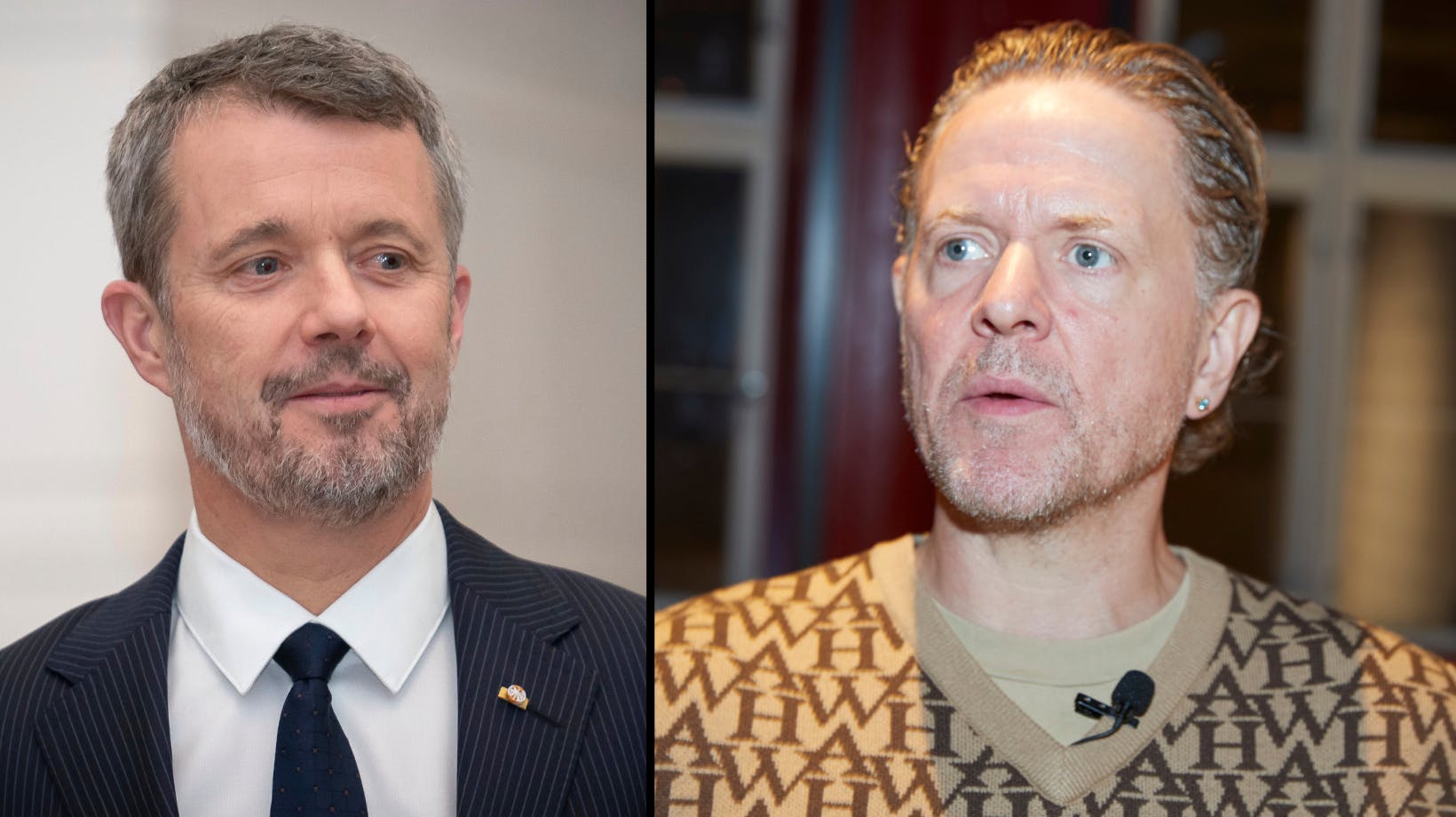 Anders Matthesen sagde tillykke til Frede ved at få ham til at grine på hans runde fødselsdag - men oprindeligt var der planer om, at han skulle være vært 