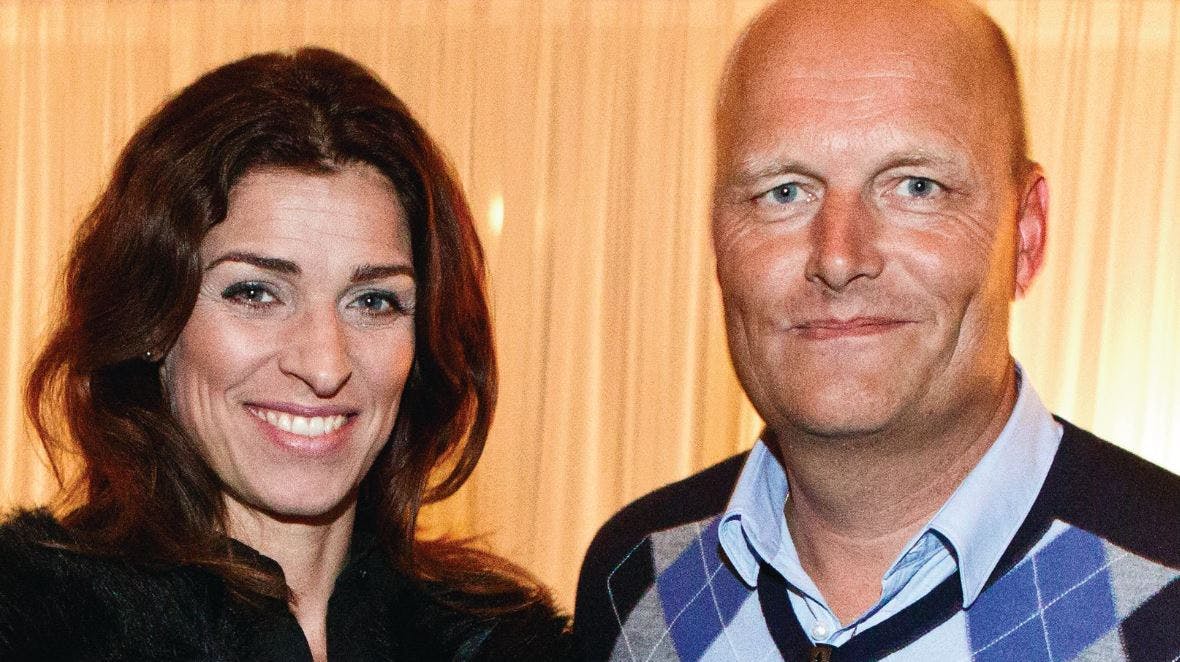 Anne Dorthe Tanderup og Bjarne Riis kan ikke ønske sig en bedre udsigt end til deres eget hus.