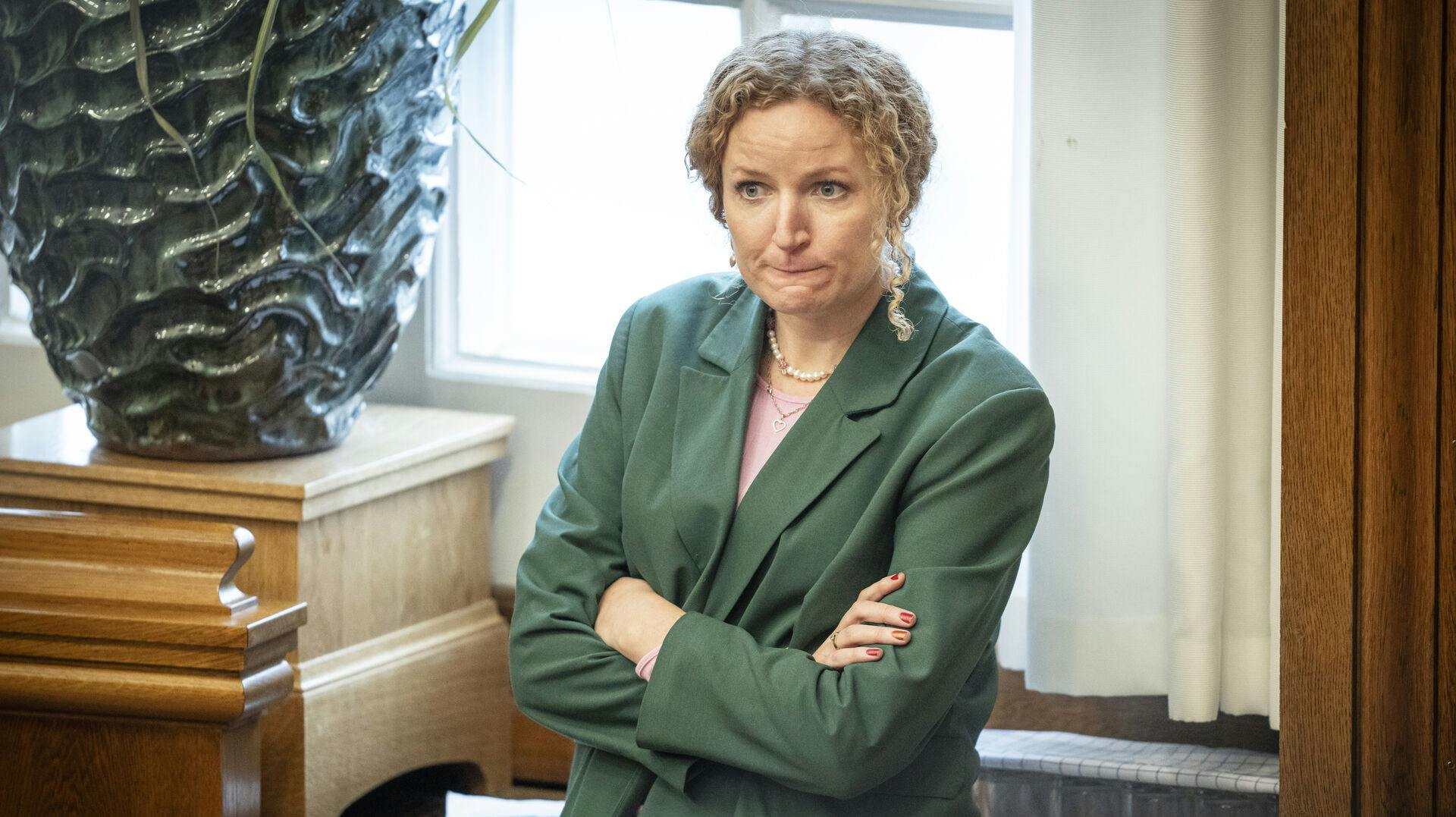 Rosa Lund (EL) under møde i Folketingssalen på Christiansborg, torsdag den 7. december 2023.. (Foto: Mads Claus Rasmussen/Ritzau Scanpix)
