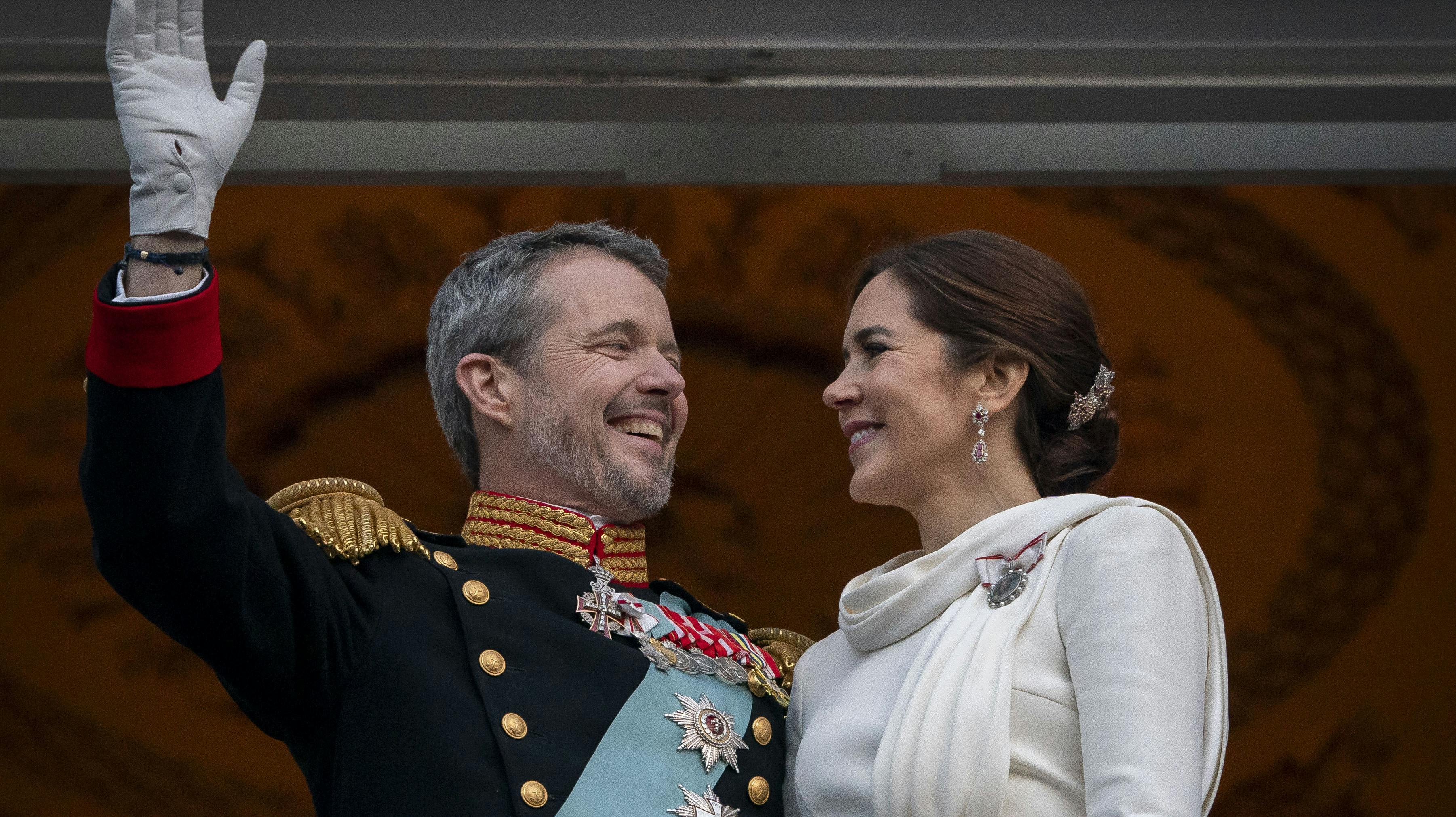 Kong Frederik og dronning Mary.
