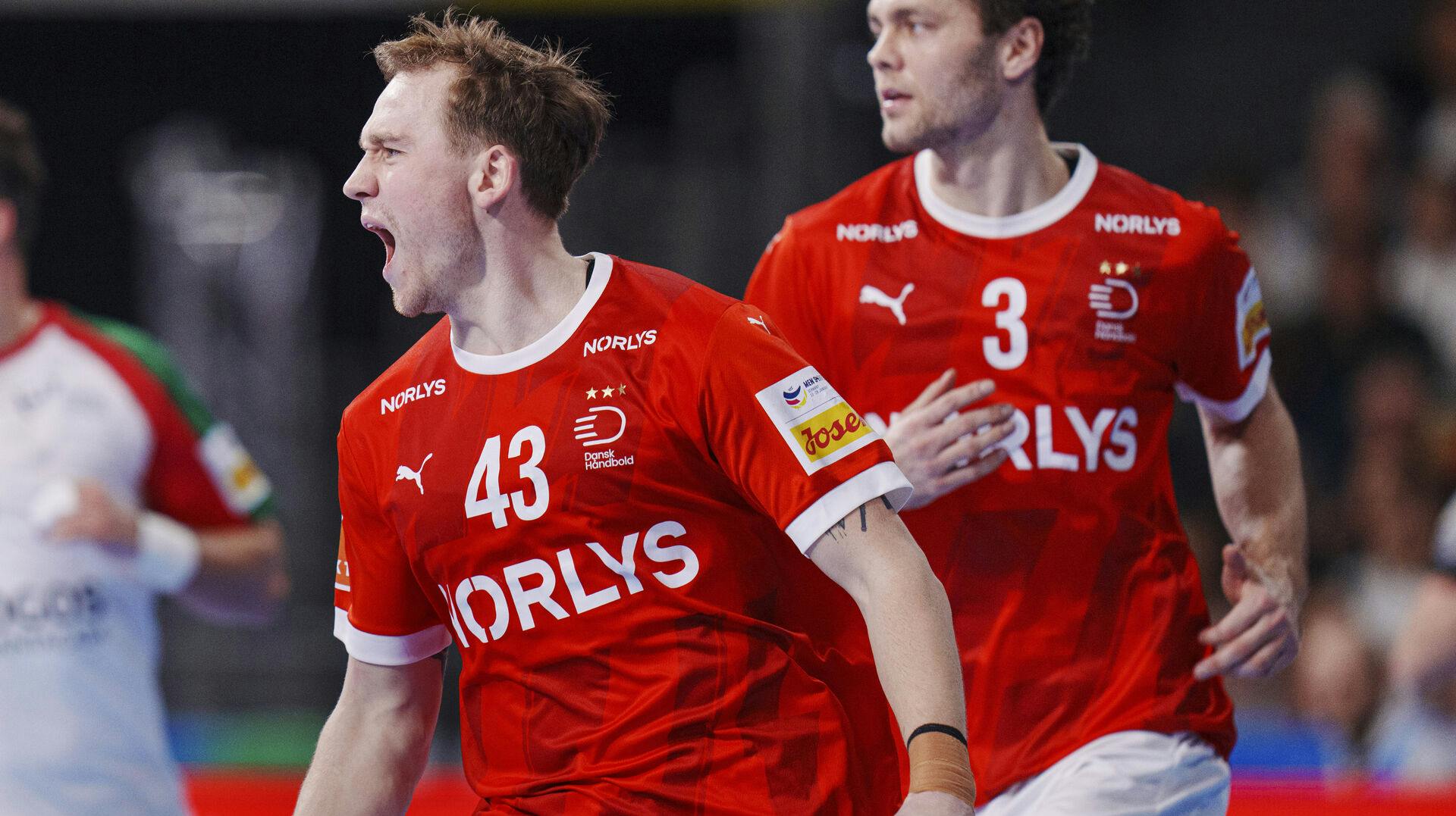 Det ligger nu fast, hvilke tidspunkter det danske herrelandshold skal spille hovedrundekampe på. 