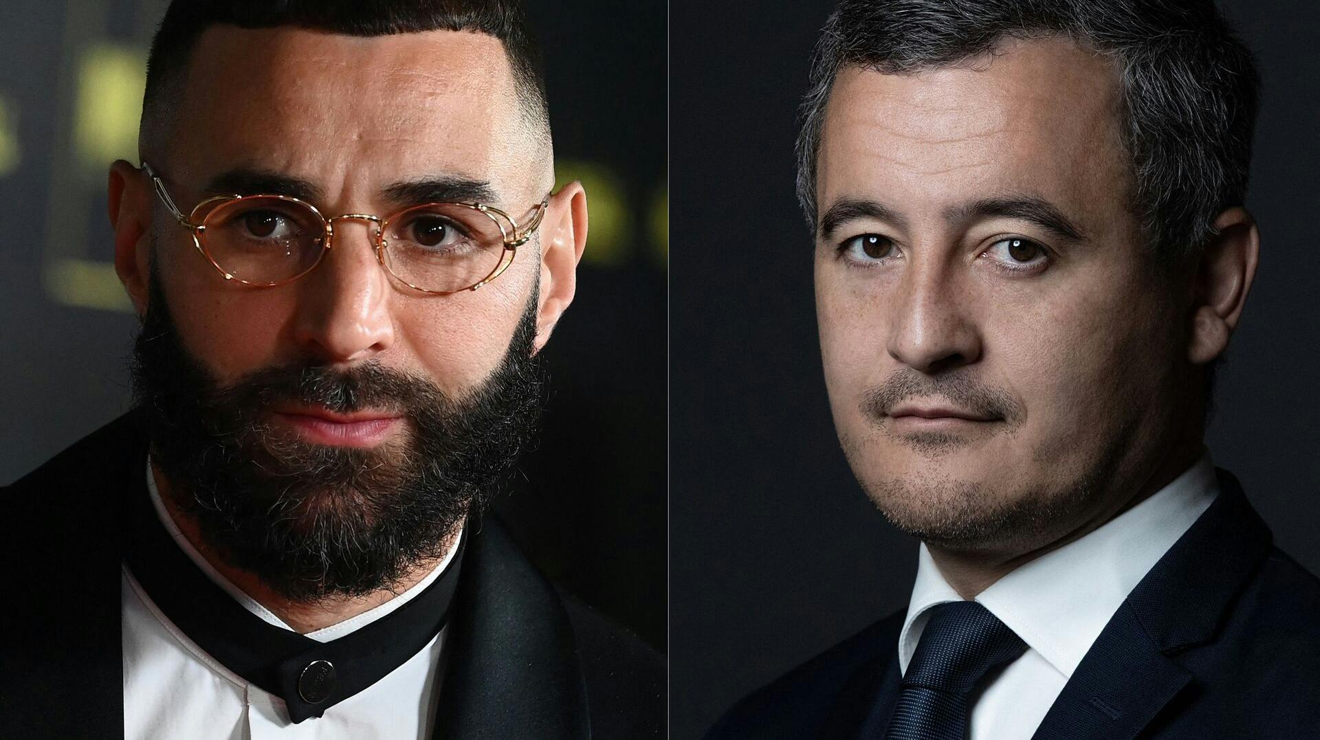 Karim Benzema lægger nu sag an mod Frankrigs indenrigsminister Gérald Darmanin.