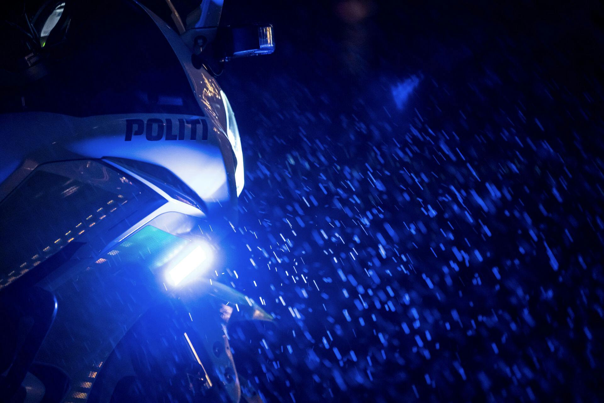 Politi motorcykel i København, torsdag den 9. november 2023.