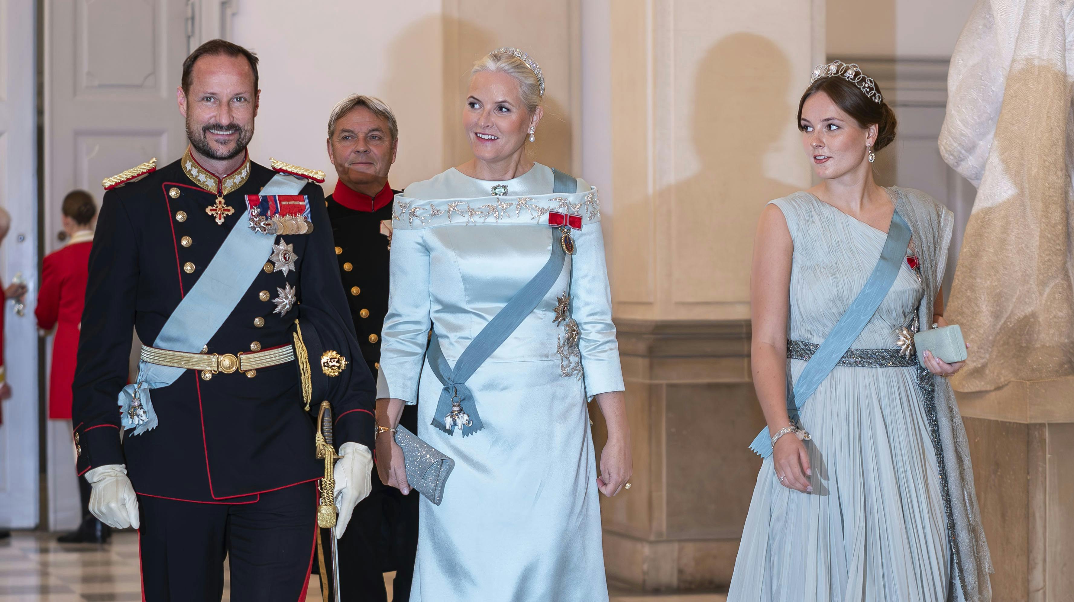 Ingrid Alexandra var naturligvis også gæst, da prins Christian holdte sin 18-års fødselsdag. 