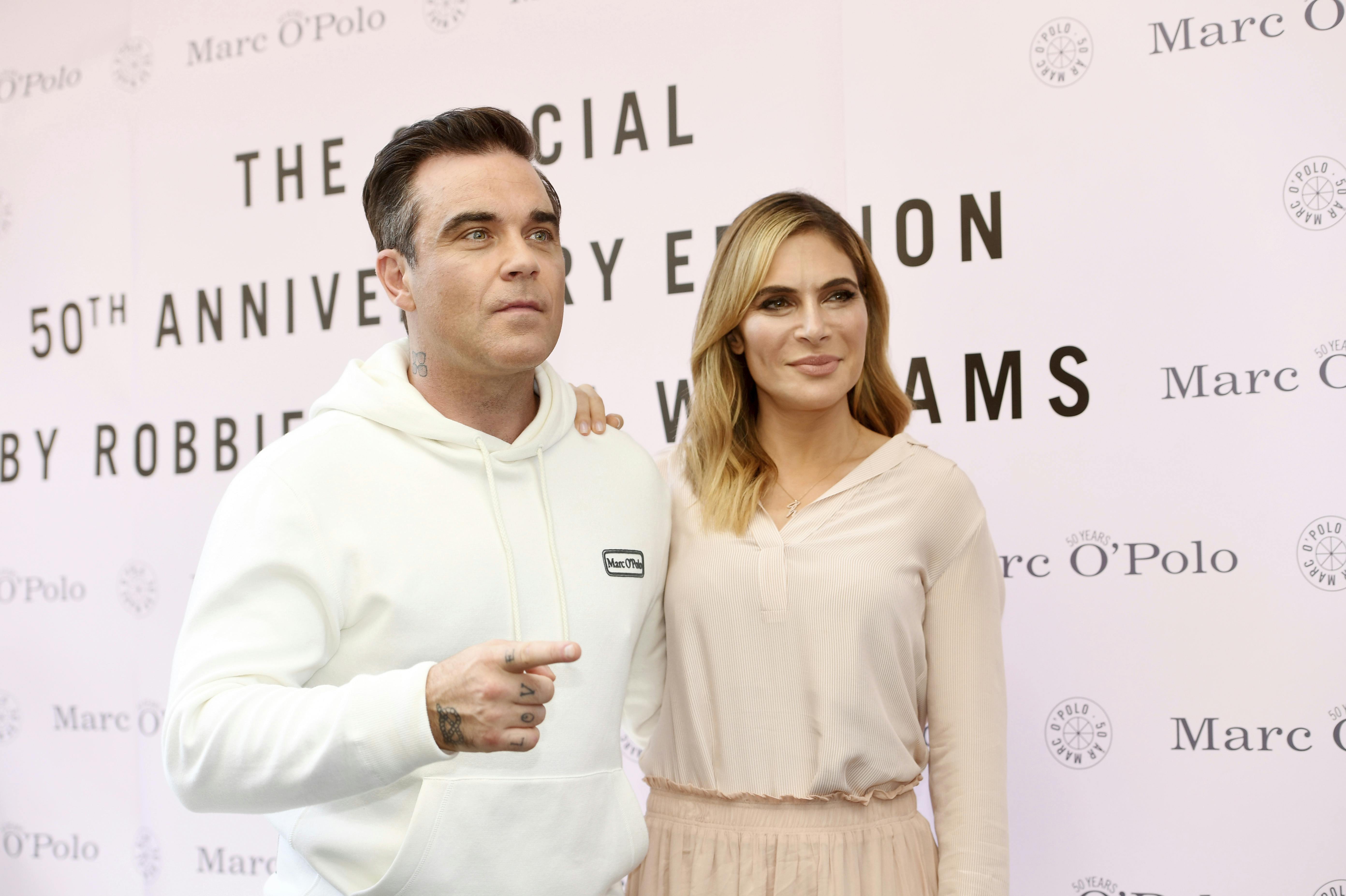 Robbie Williams og Ayda Field har været gift siden 2010. 