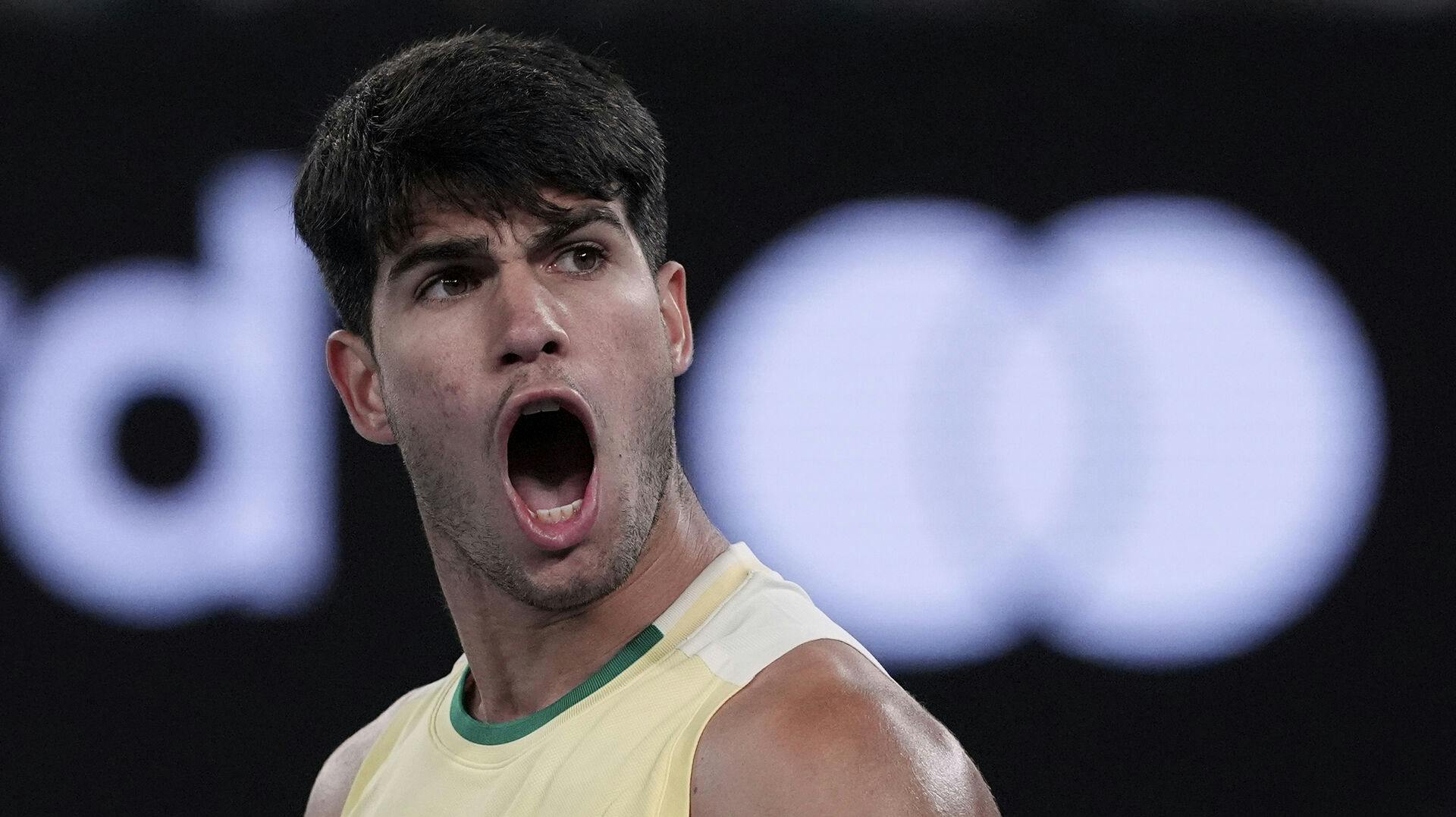 Carlos Alcaraz havde ingen problemer med at ekspedere Miomir Kecmanovic ud af Australian Open. 