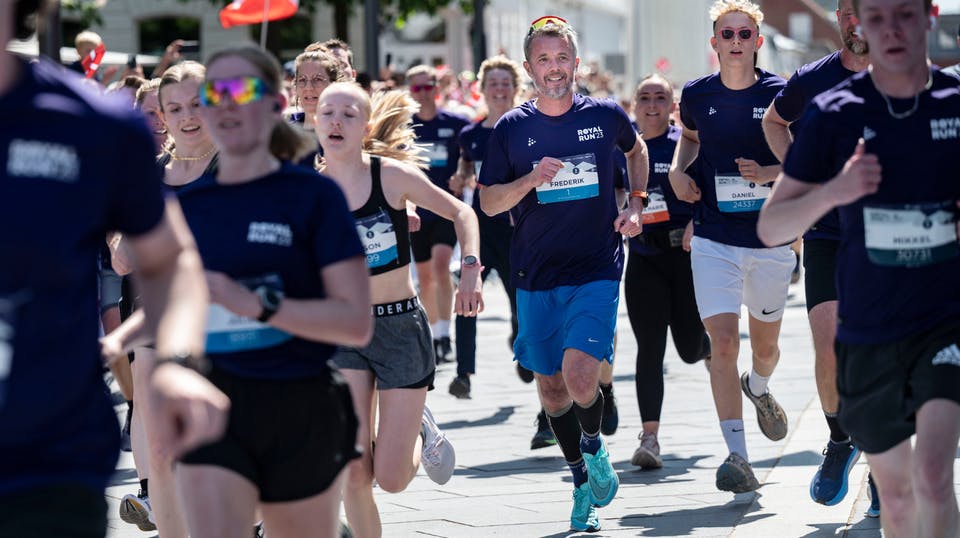 Este año, la Royal Run se celebrará en Brønderslev, Aarhus, Fredericia y Copenhague/Frederiksberg.
