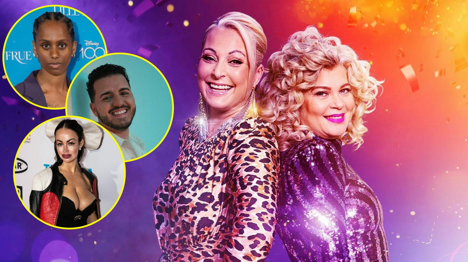 Værterne for "dansk melodi Grand Prix"