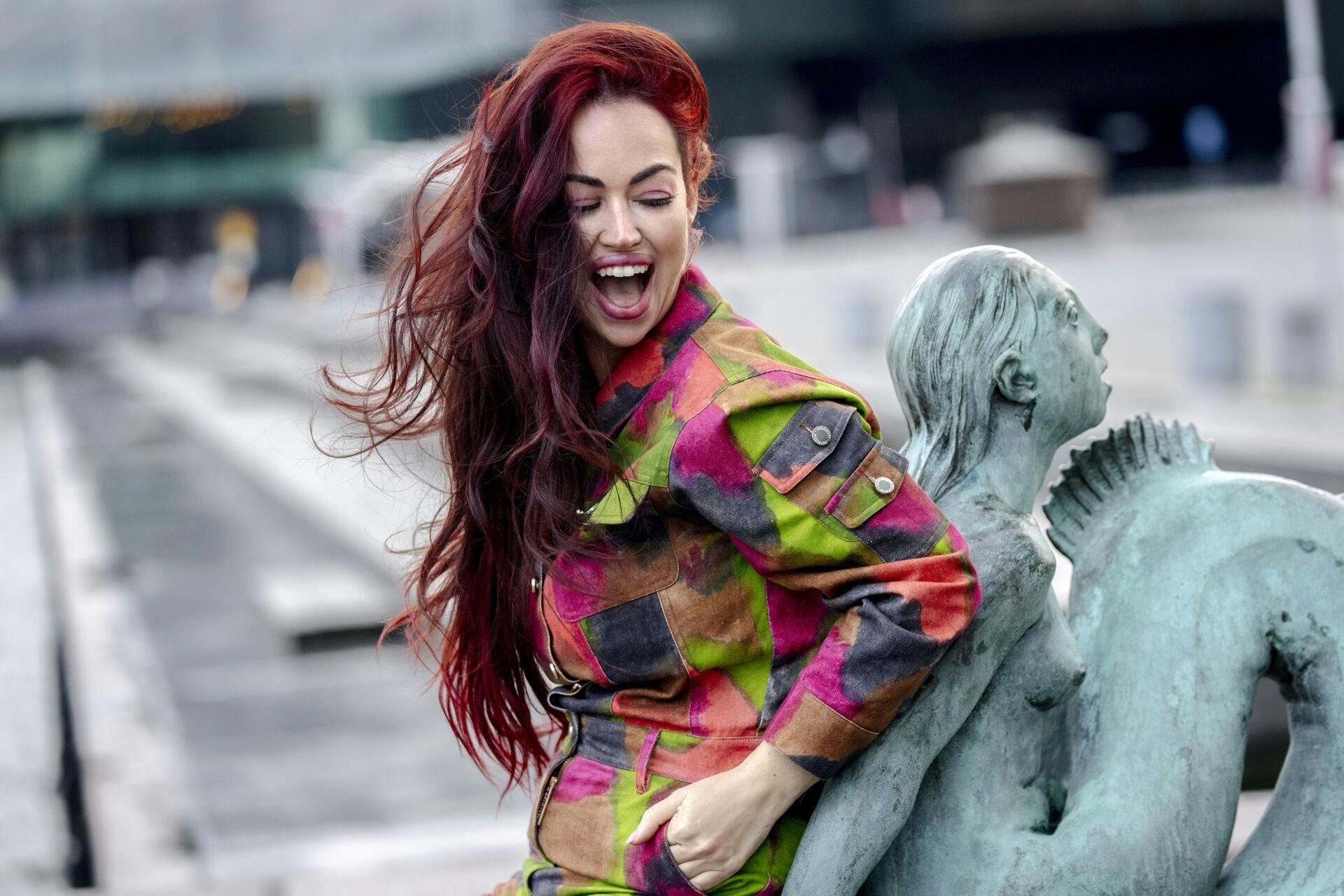 Musikeren Aura Dione i København, mandag den 22. januar 2024.. (Foto: Ida Marie Odgaard/Ritzau Scanpix)