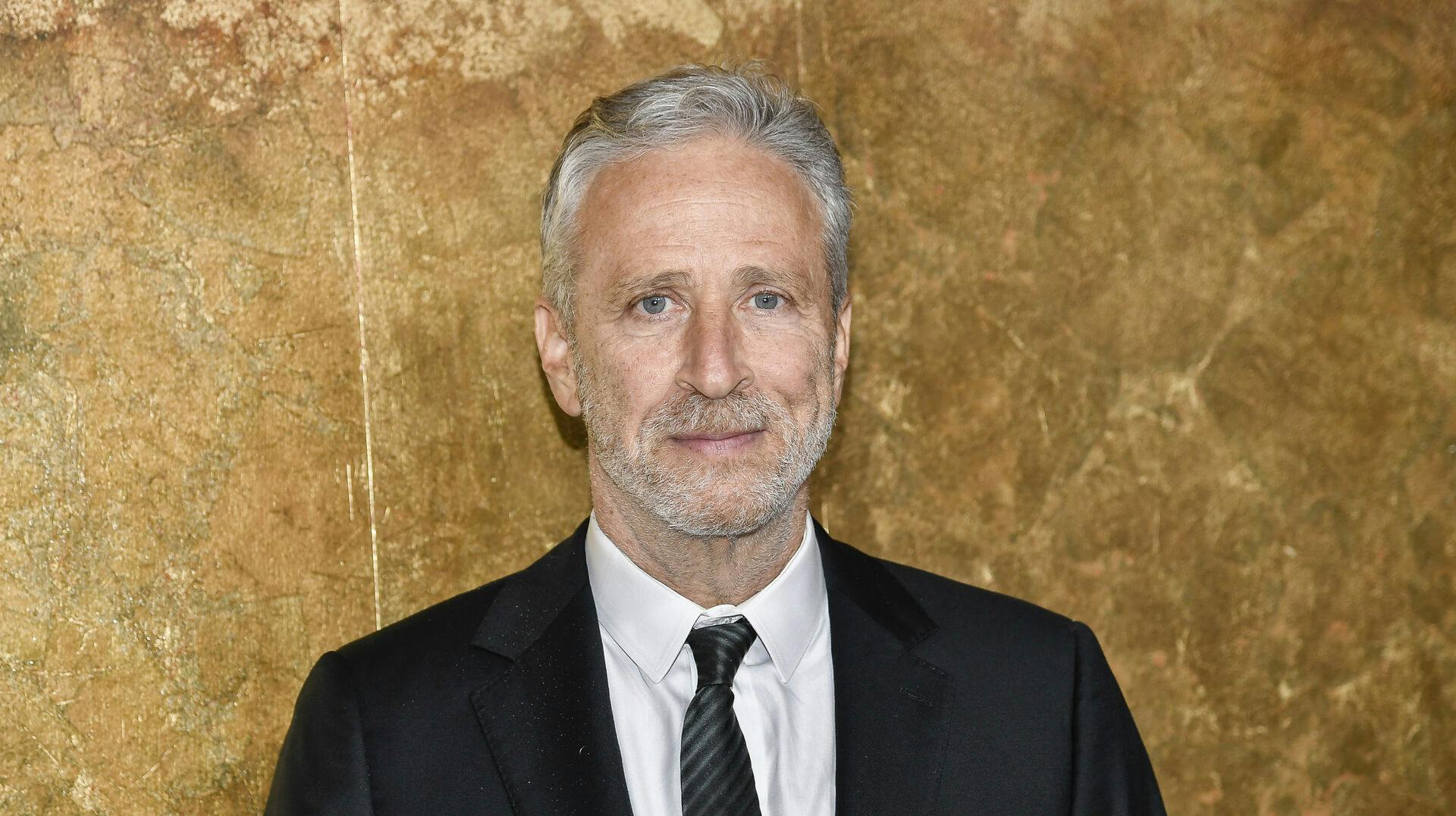 Jon Stewart attends The Albies hosted by the Clooney Foundation for Justice at the New York Public Library on Thursday, Sept. 28, 2023, in New York. (Photo by Evan Agostini/Invision/AP)