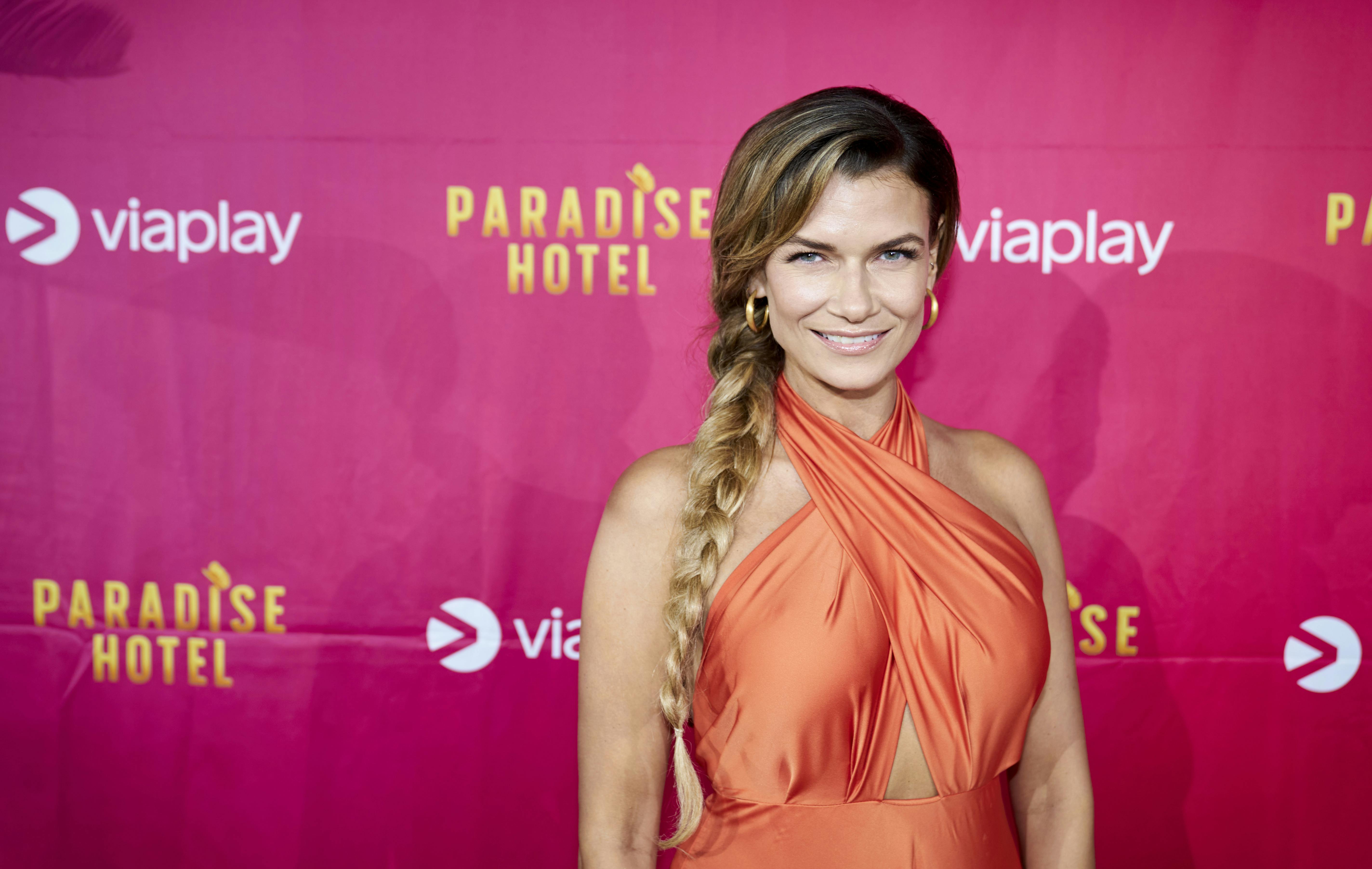 Rikke Gøransson til premieren på sæson 19 af "Paradise Hotel".