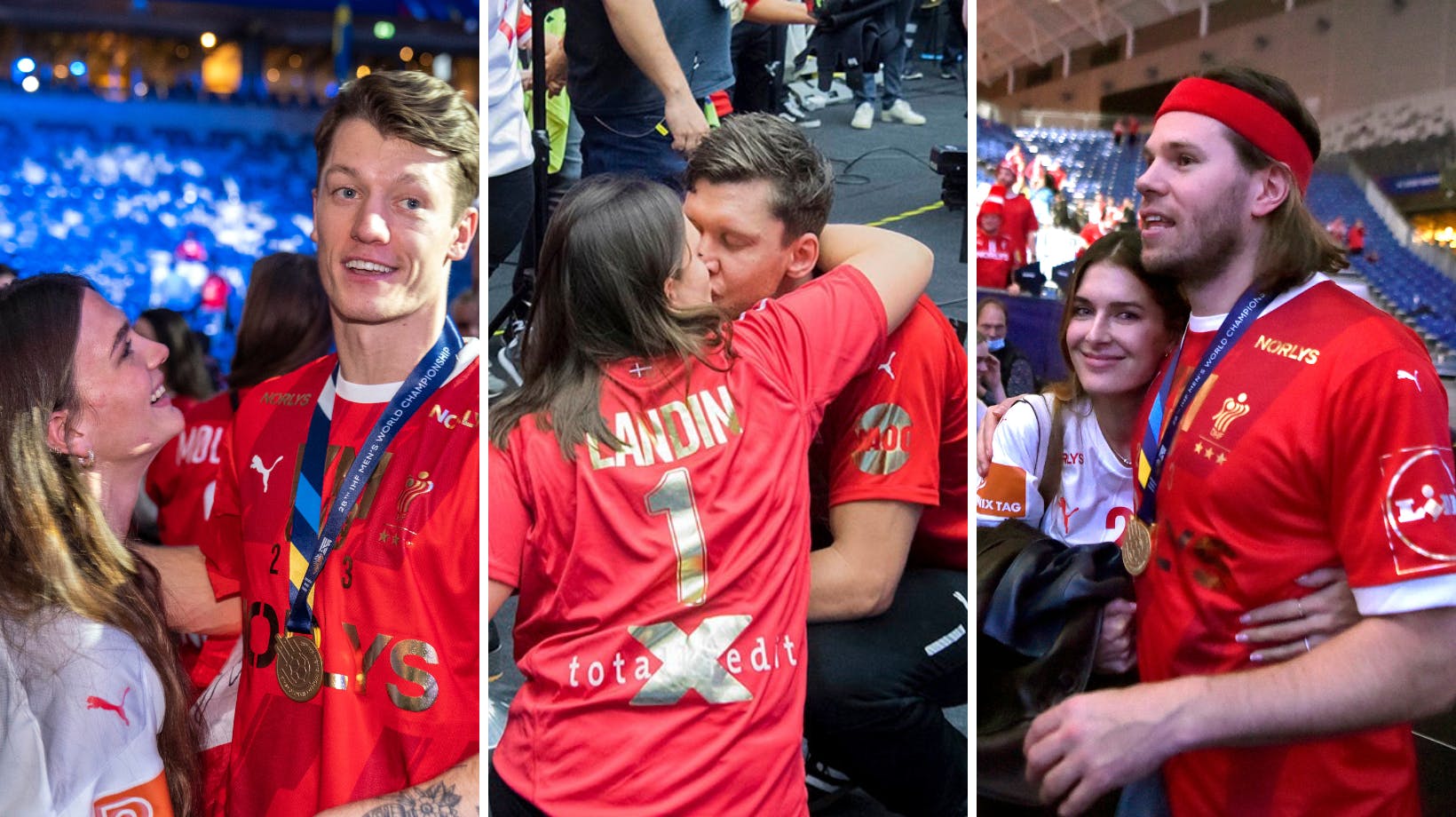 Landsholdsstjernerne nyder stor opbakning fra fruerne. 