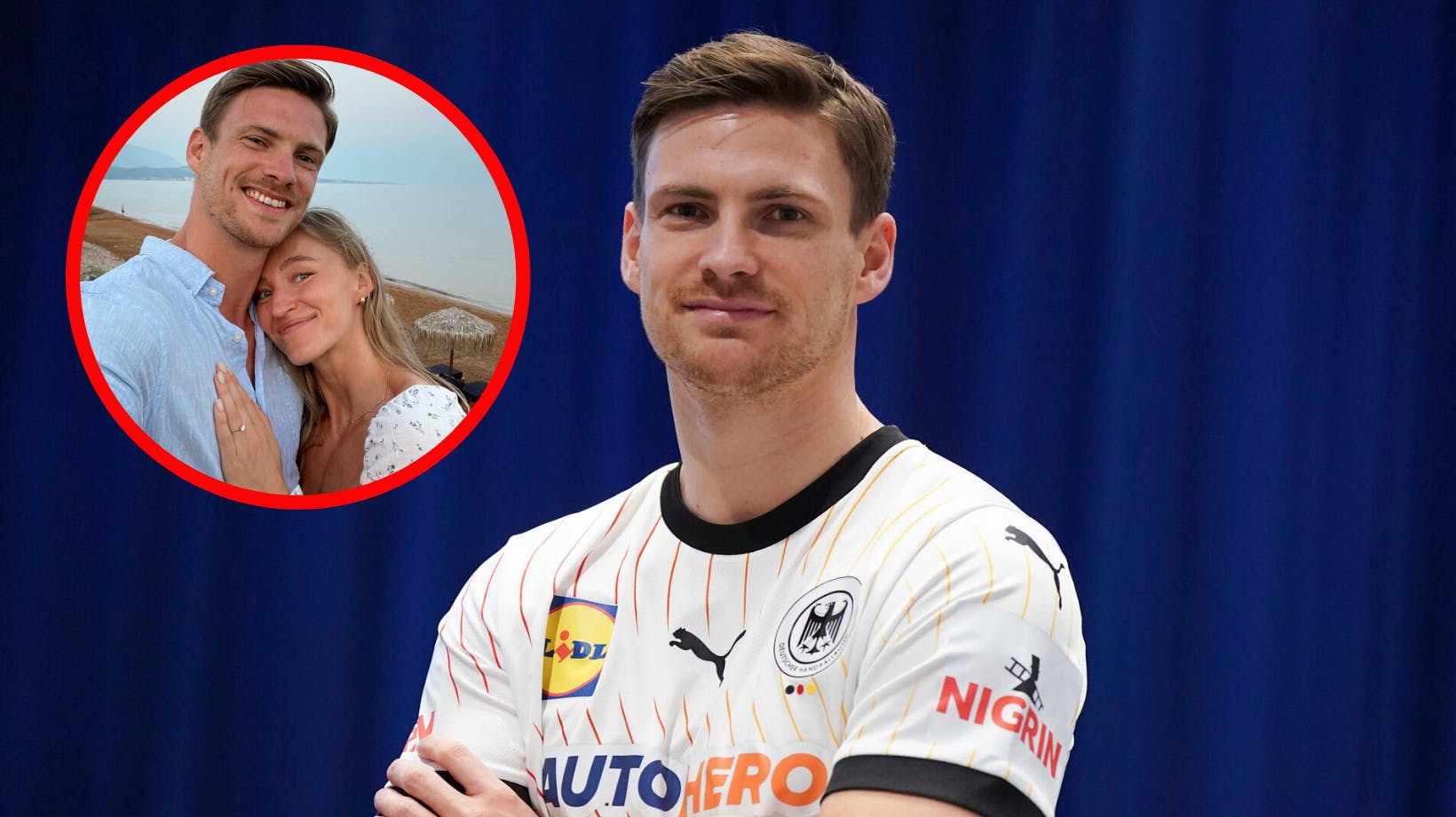 Rune Dahmke danner par med den norske stjerne Stine Oftedal i privaten. 