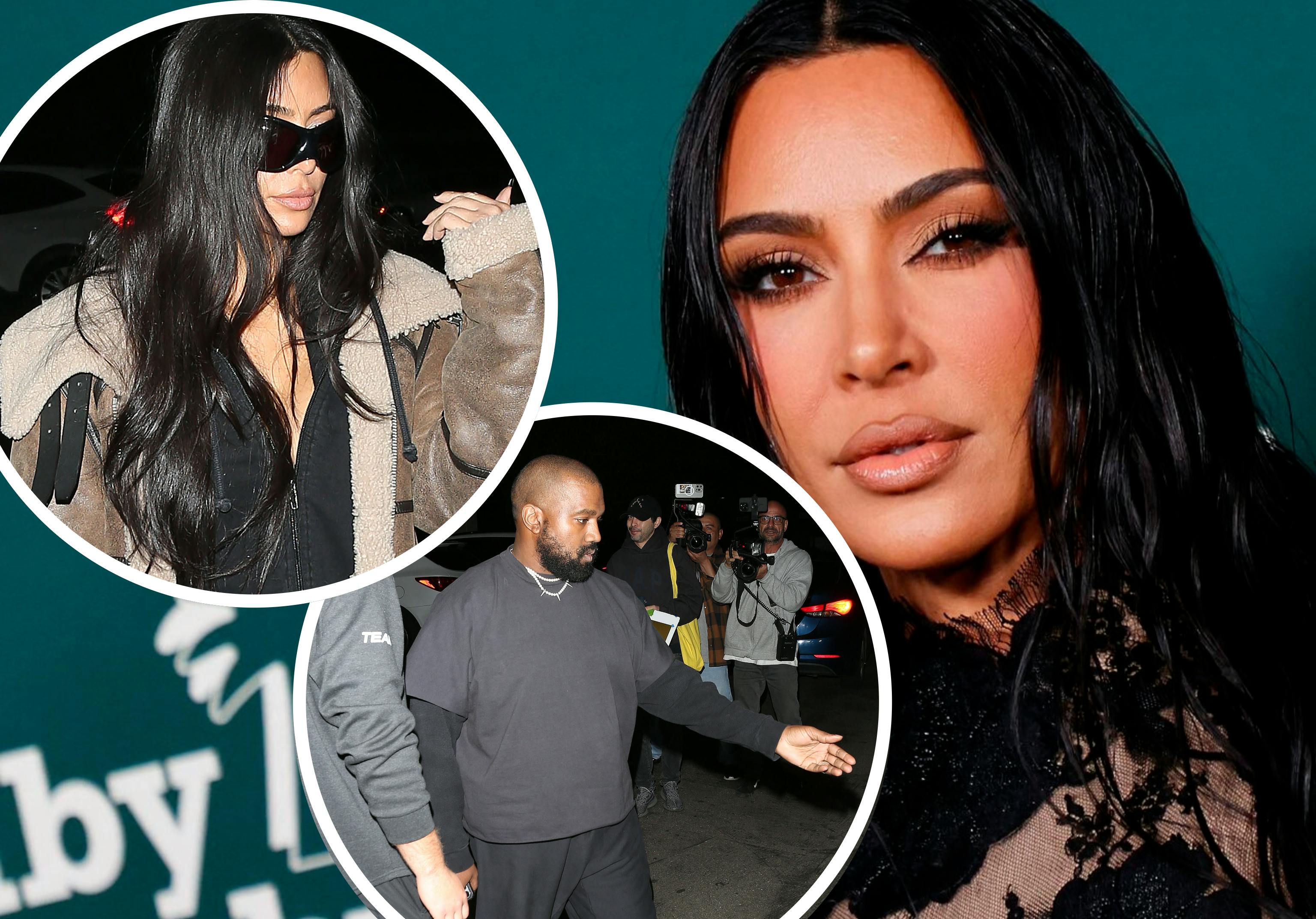 Kim Kardashian og Kanye West undgik i den grad hinanden til sønnens  fodboldkamp.