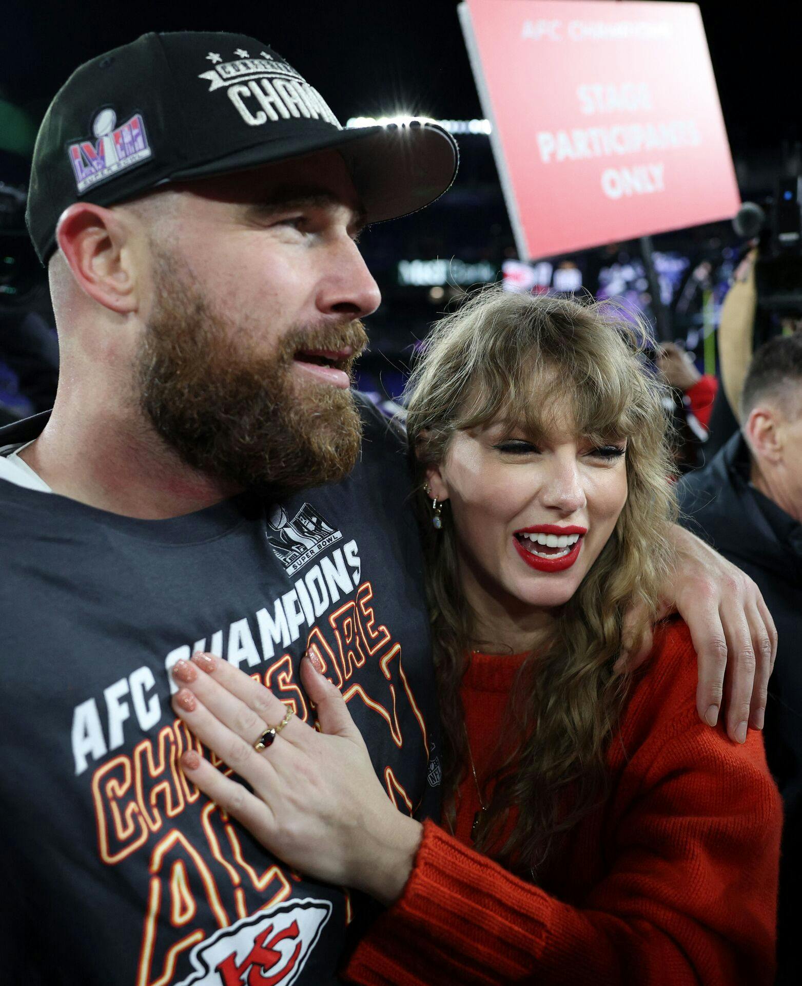 Travis Kelce og Taylor Swift har været kærester - officielt - siden september.