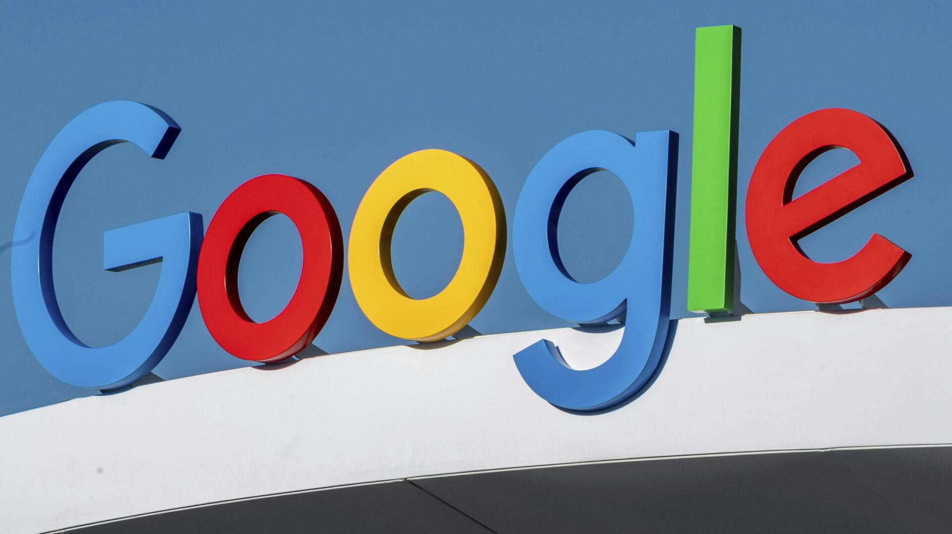 LAS VEGS, NV - JANUARY 11: Google logo at the Las Vegas Convention Center during CES 2024 in Las Vegas, Nevada, on January 11, 2024. Credit: DeeCee Carter/MediaPunch /IPX