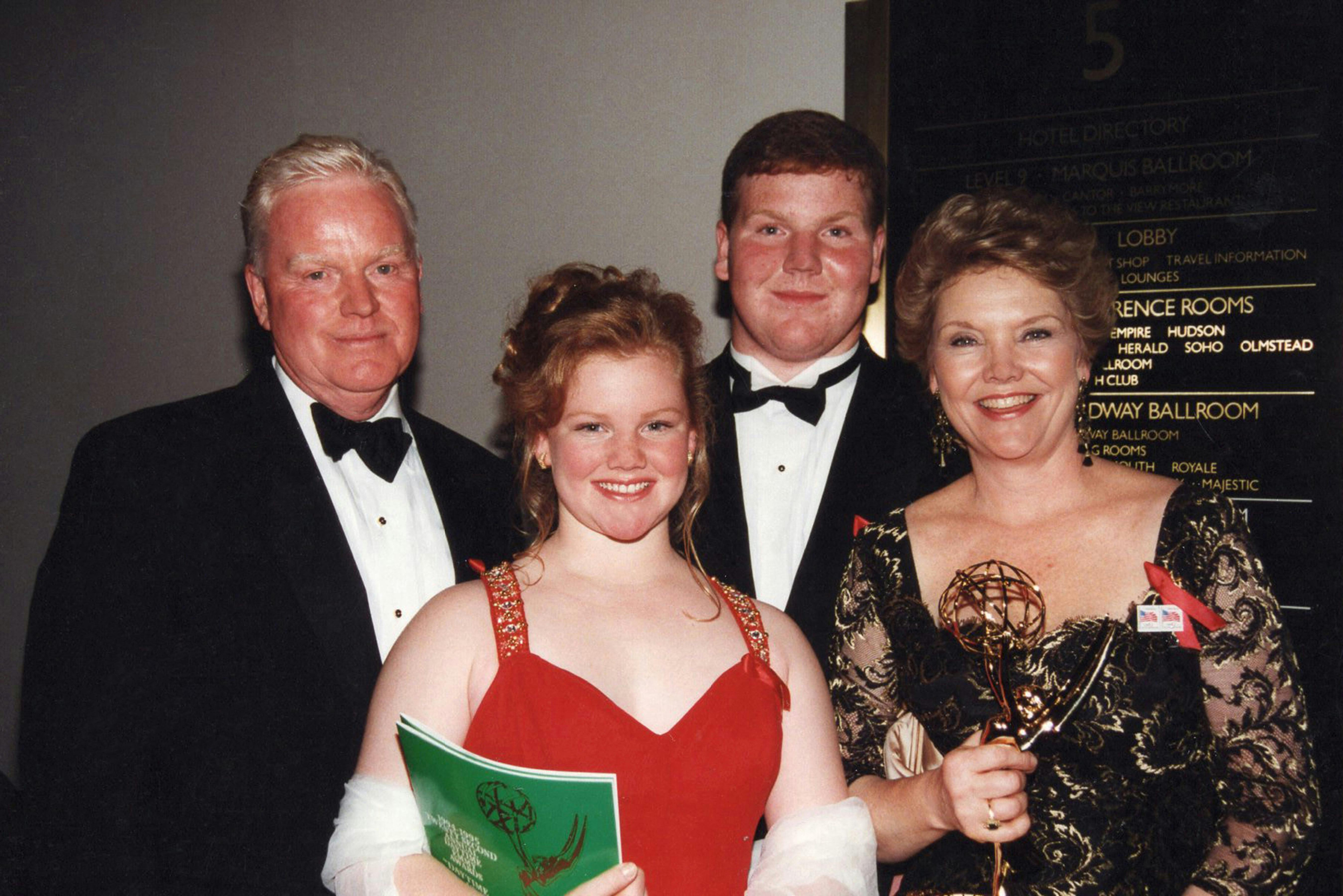 Archive images from the 90's of Erika Slezak, 