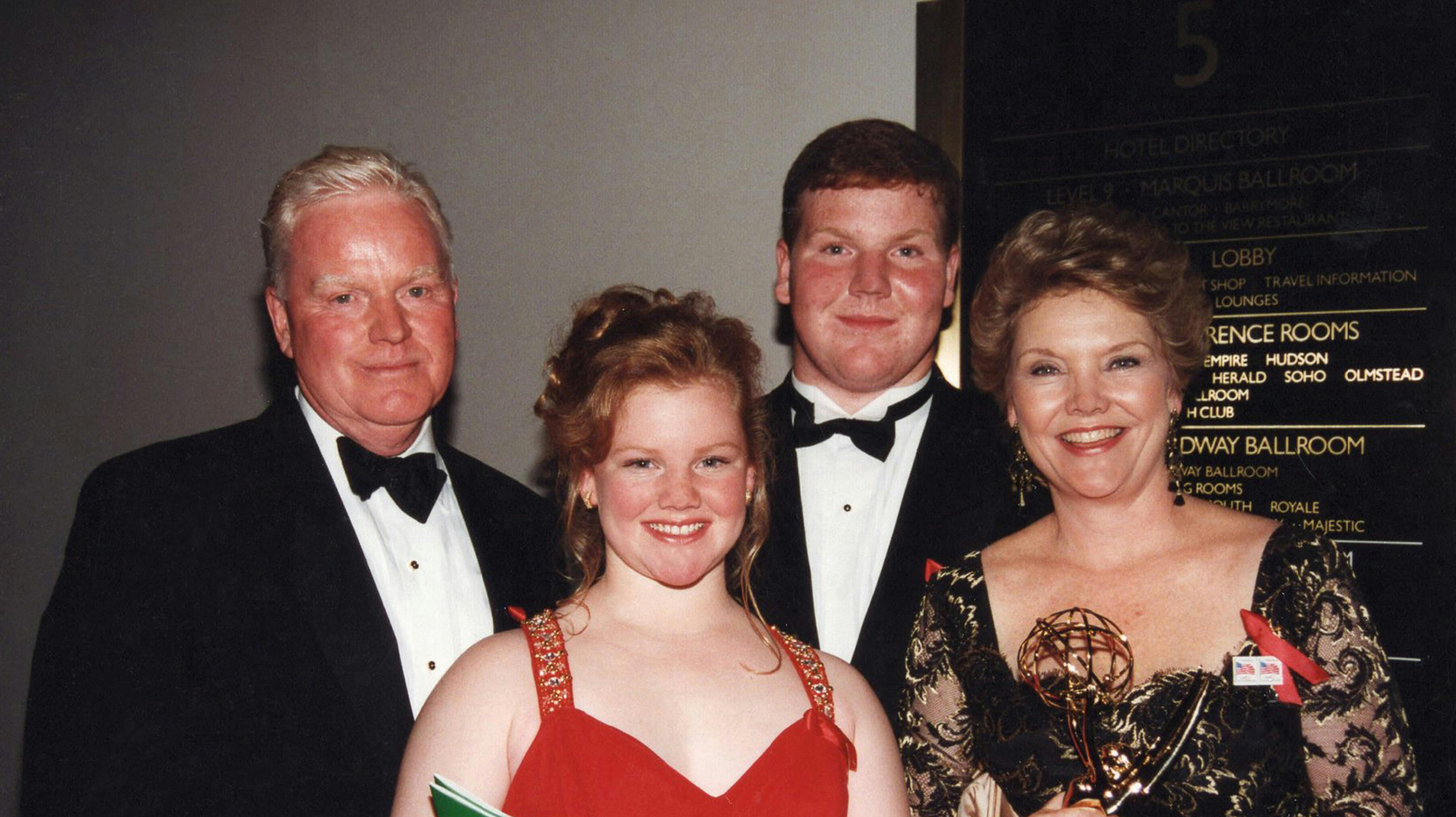 Archive images from the 90's of Erika Slezak,