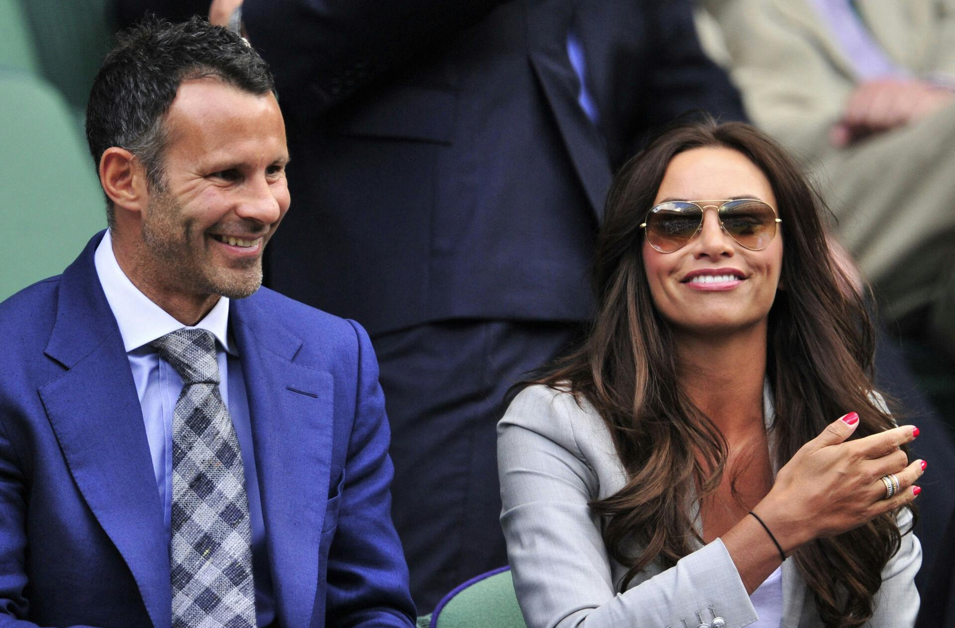 Ryan Giggs og ekskonen Stacey Cooke.