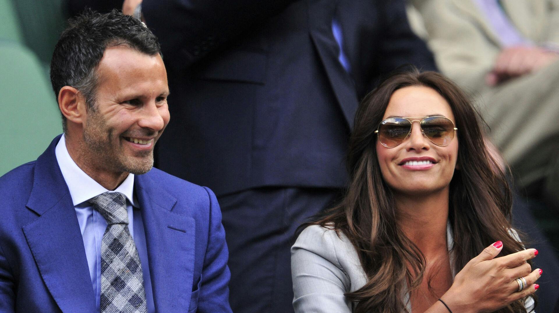Ryan Giggs og ekskonen Stacey Cooke.