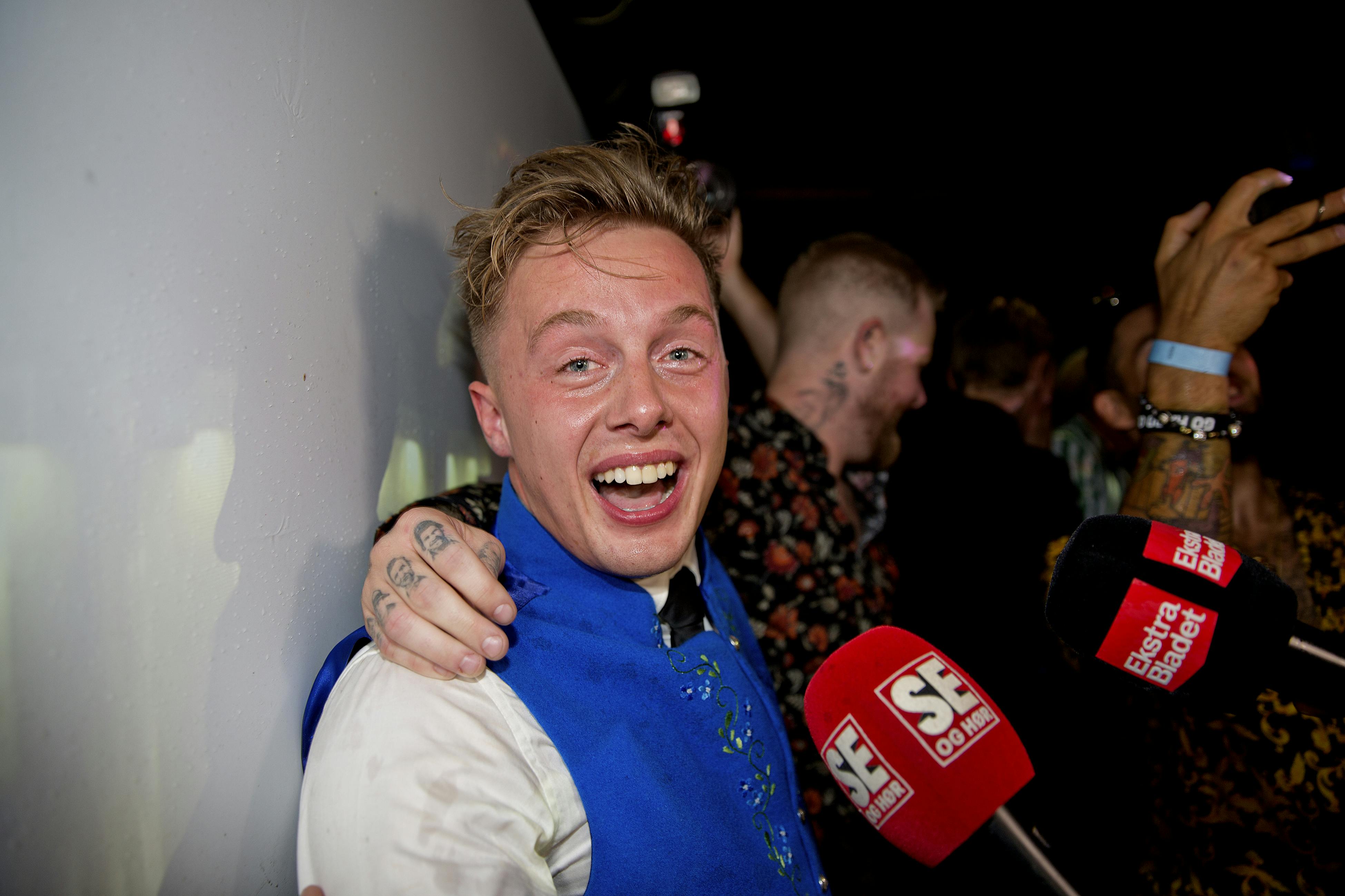 Teitur Skoubo til finalefesten for "Paradise Hotel" i 2019. Sæsonen blev fjernet, efter han i maj 2022 blev kendt skyldig i byretten. Senere blev han frikendt for voldtægt, men dømt for vold.