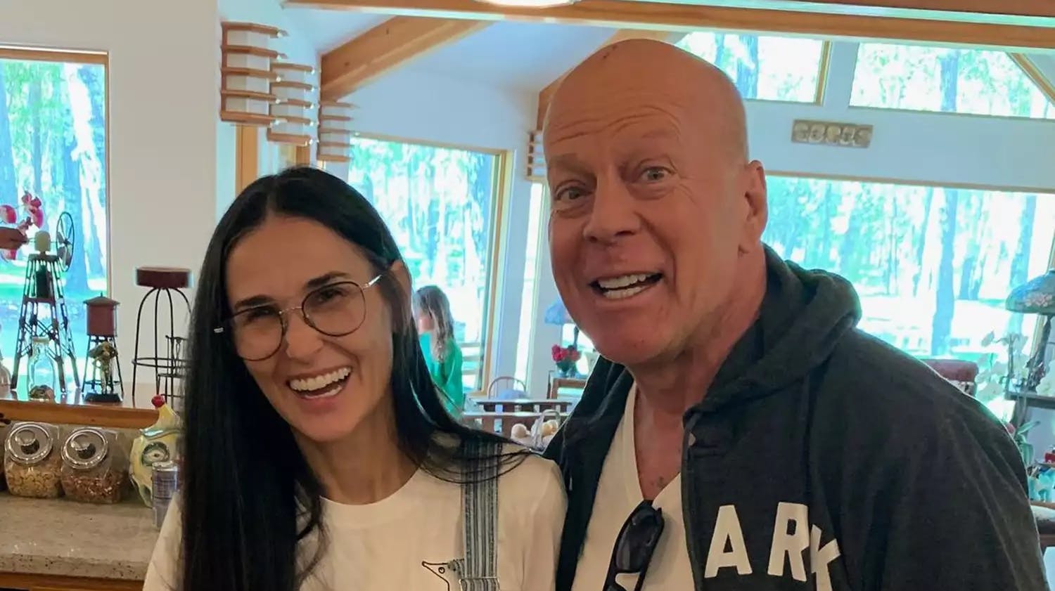 Dem Moore og Bruce Willis var gift i 13 år og nåede at få tre børn sammen.