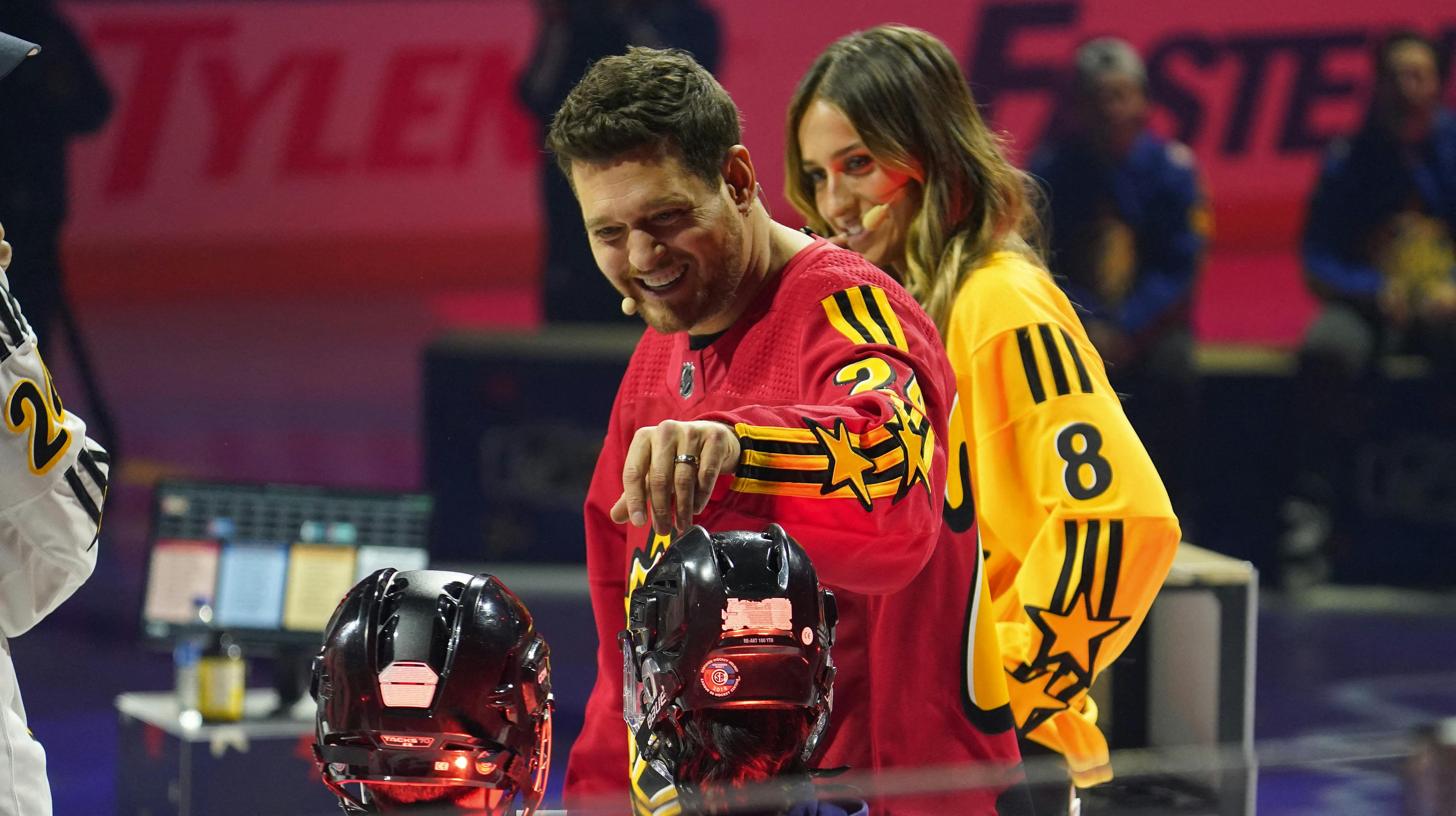 Kendisholdkaptajn på årets NHL All Star Michael Bublé gik måske lidt for langt med vittighederne