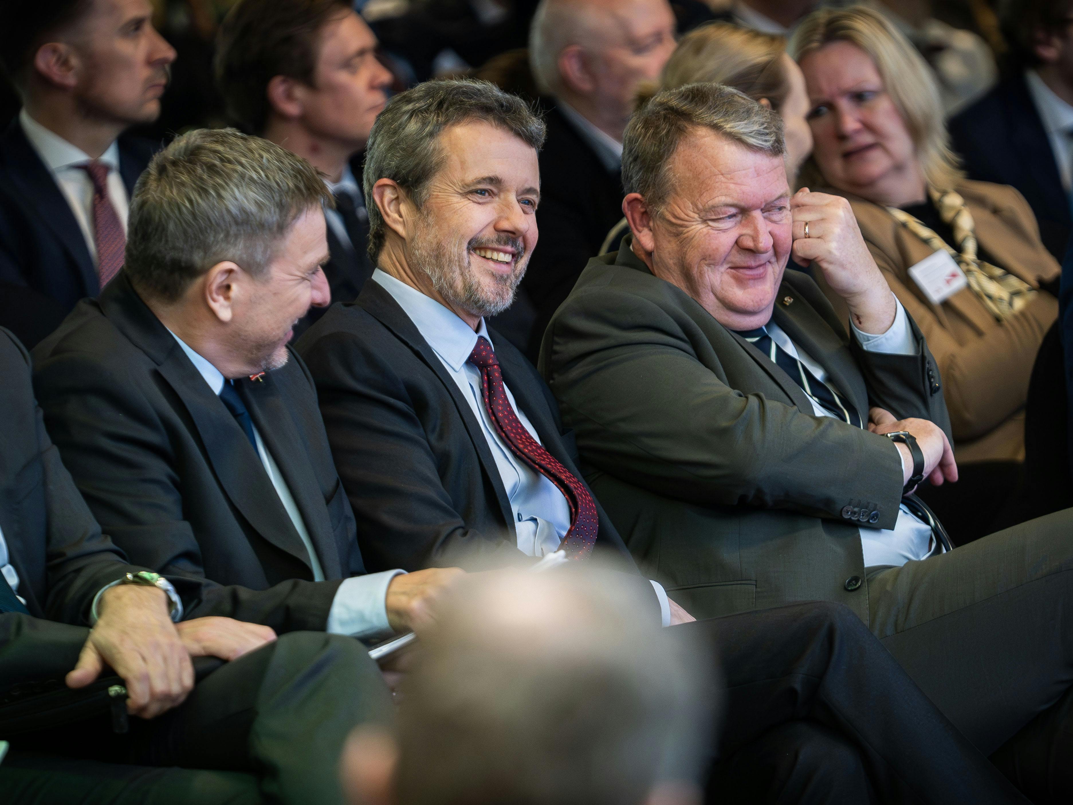 Kong Frederik og Lars Løkke Rasmussen